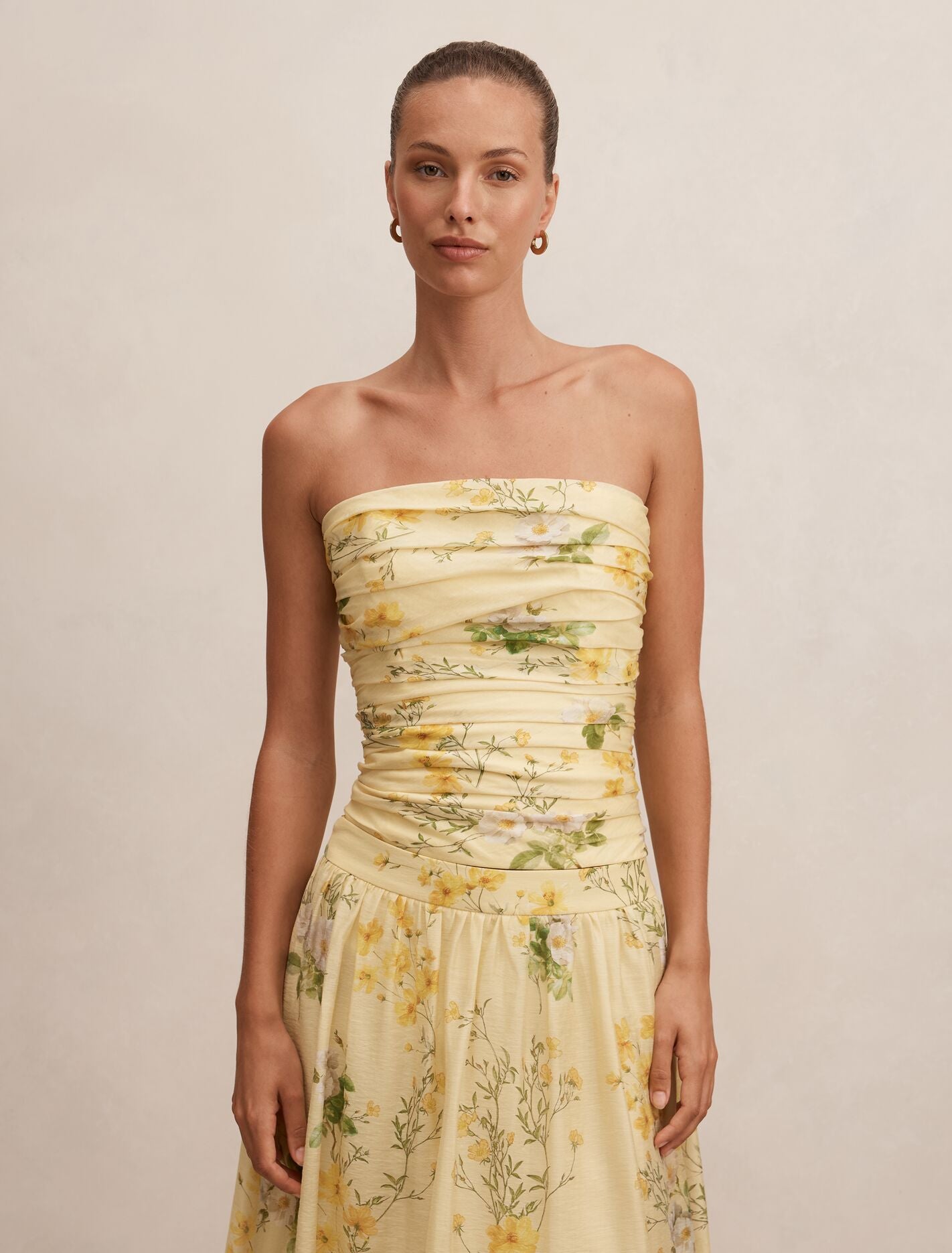 strapless top dress Yellow - Palmer Gathered - Size 0 to 12 Size:1-2 Years (90cm) Bardot Velvet Dress | 100% Polyester Size AU sun-sessions-report