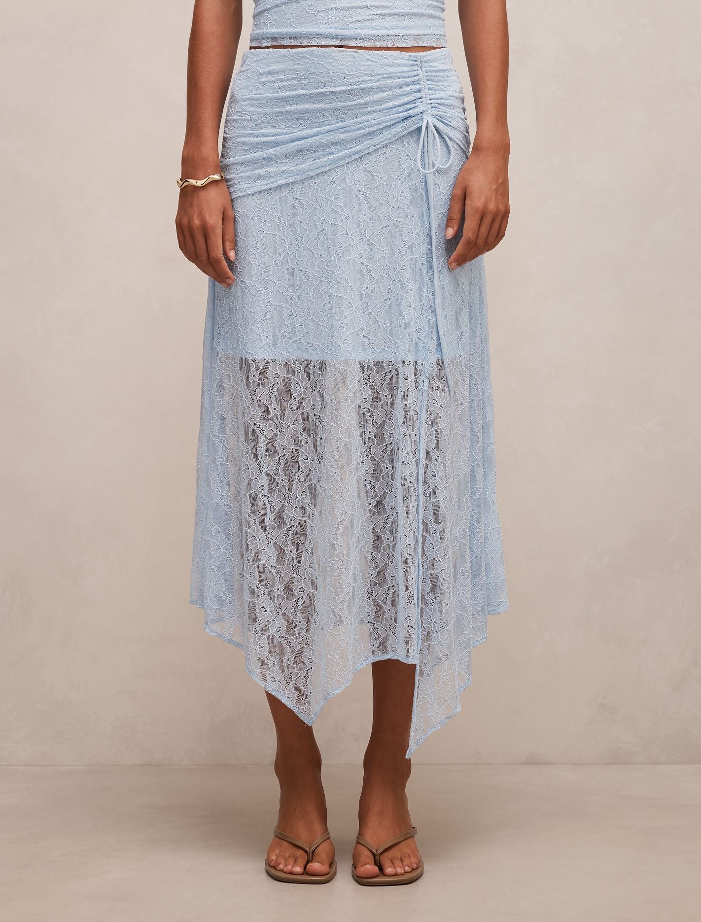 Khai Lace Asymm Blue – Ever New USA