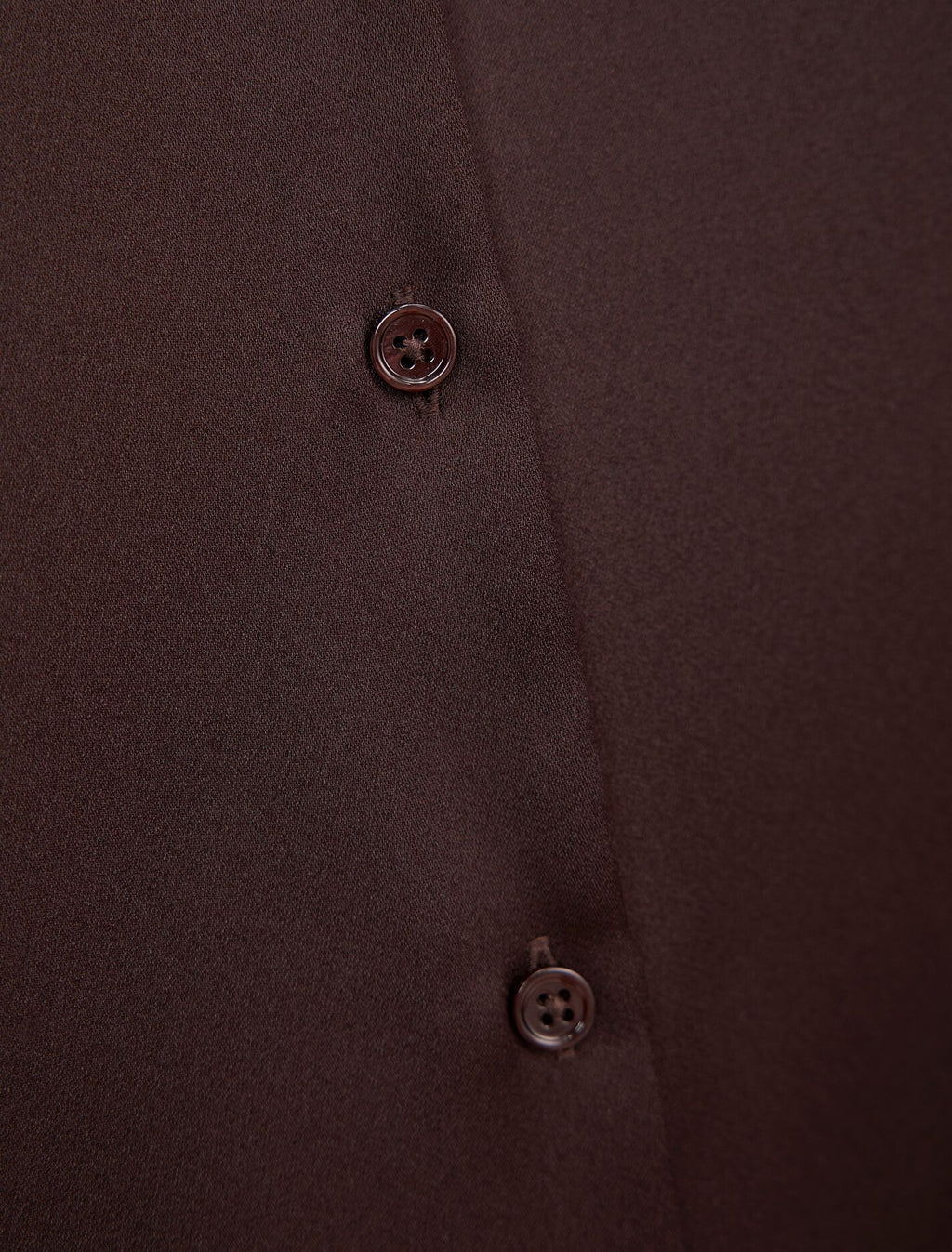 Harvey Notched Neck Satin Shirt