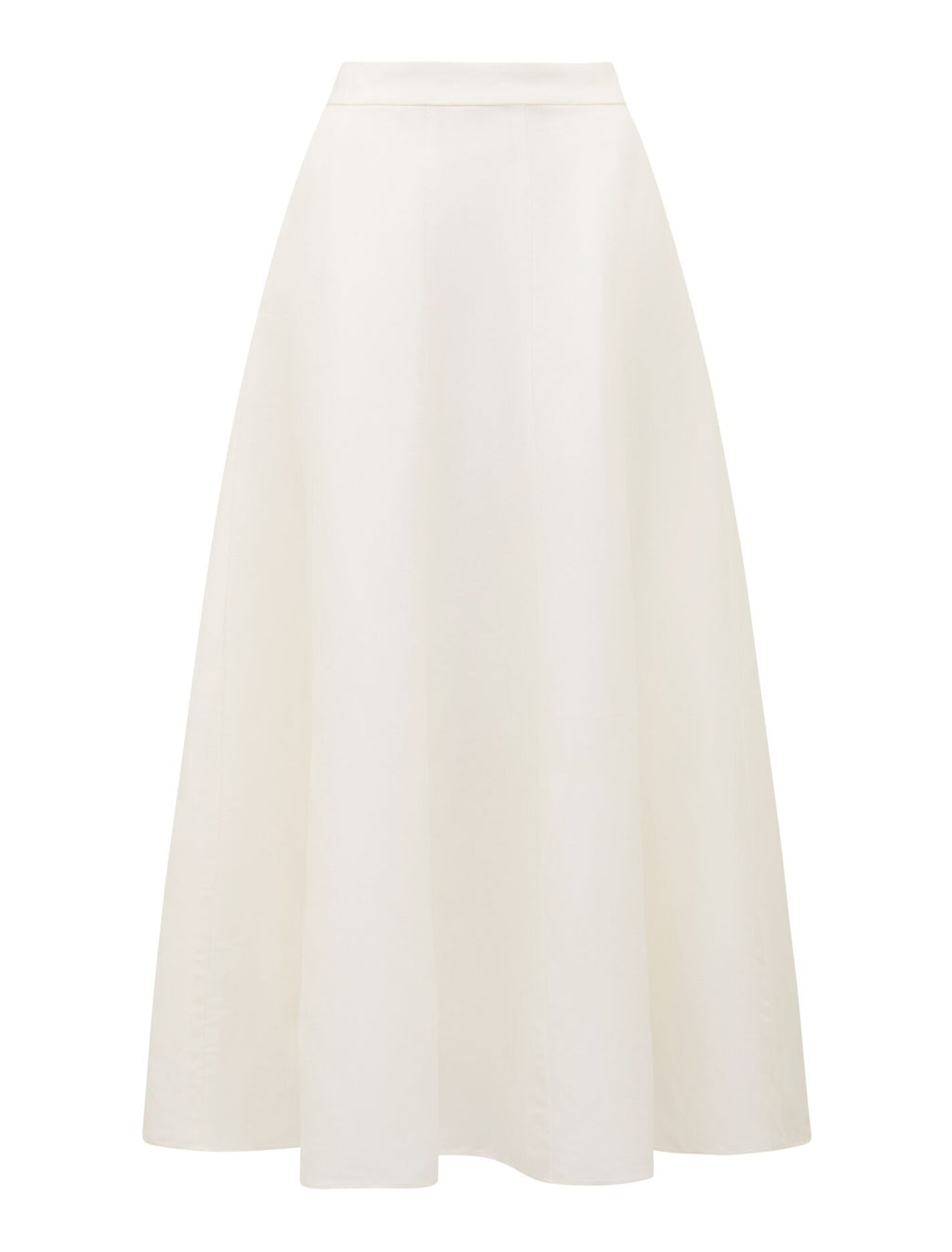 Georgina Linen Blend Midi Skirt