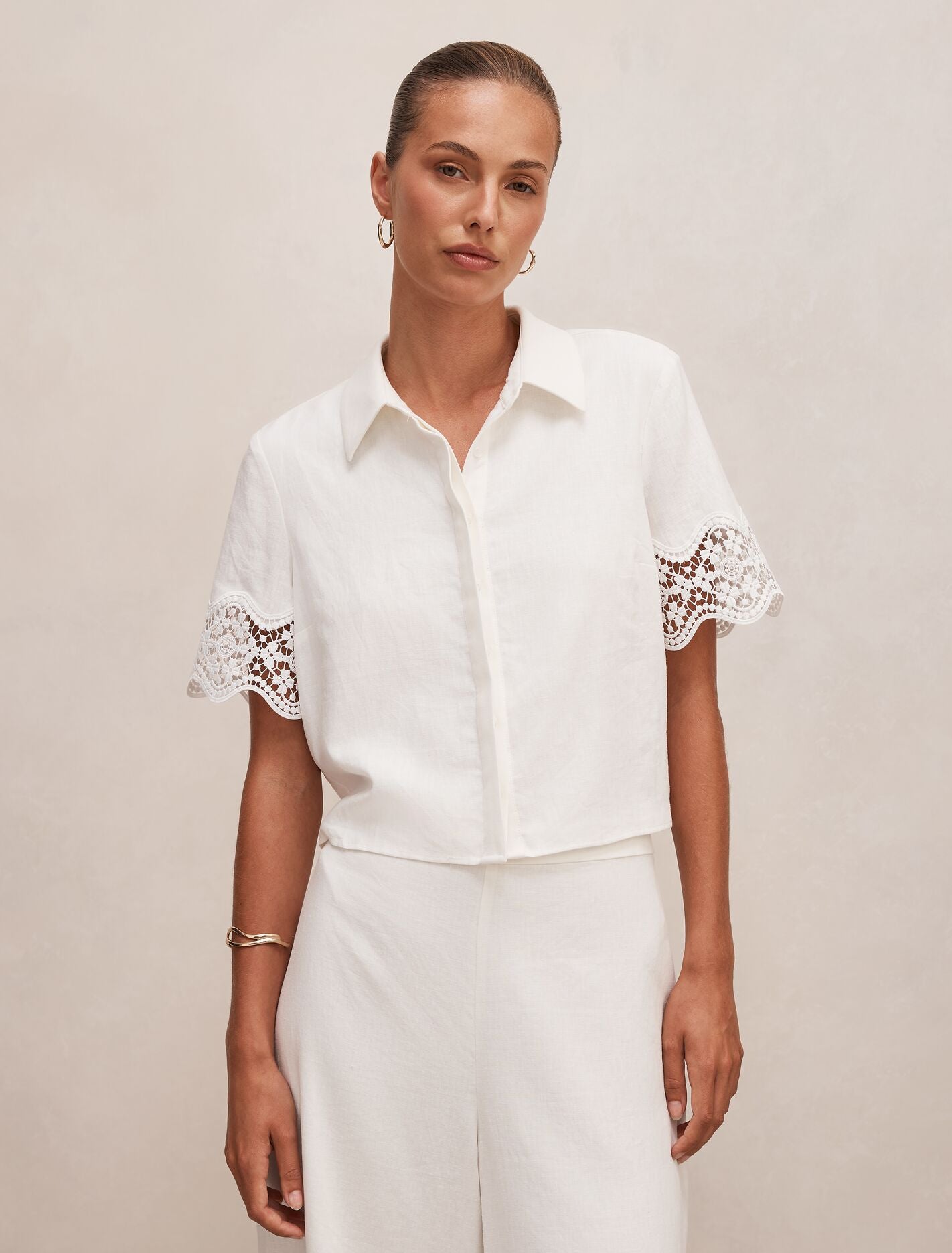 Skye Lace Trim Shirt