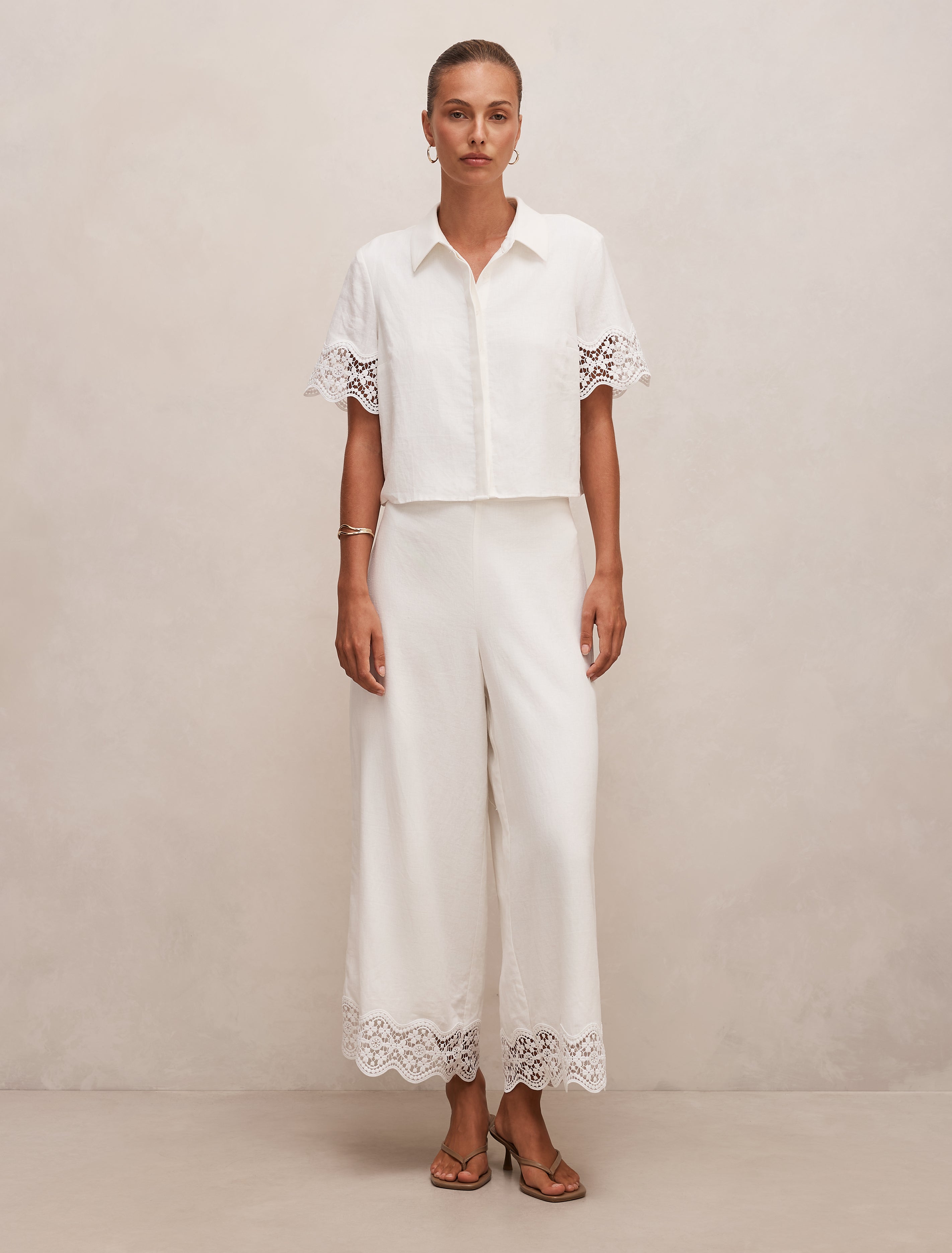 Skye Lace Trim Shirt