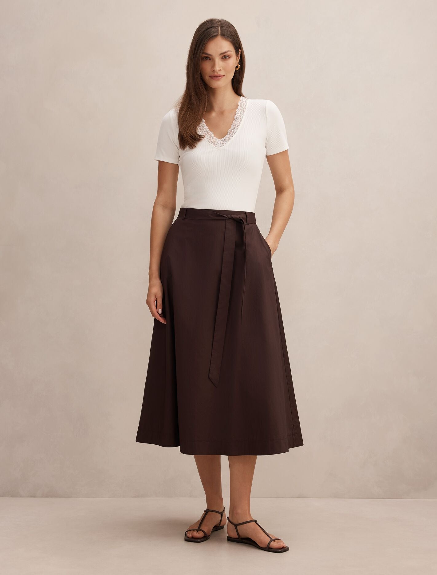 Madeline Belted Skirt