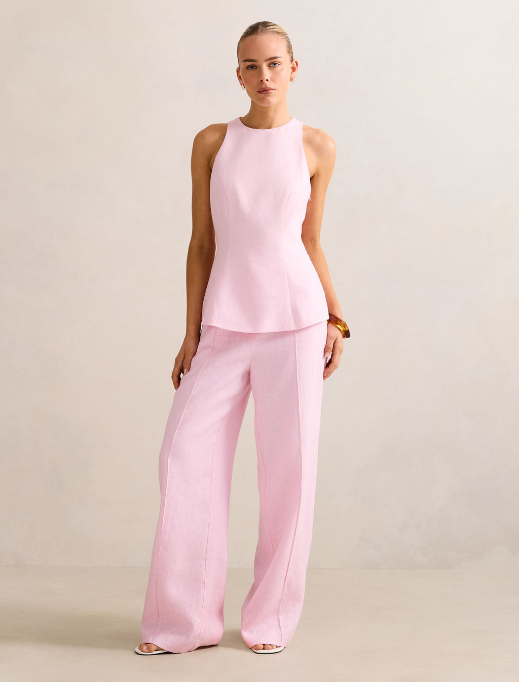 Posey Linen Wide Leg Pant