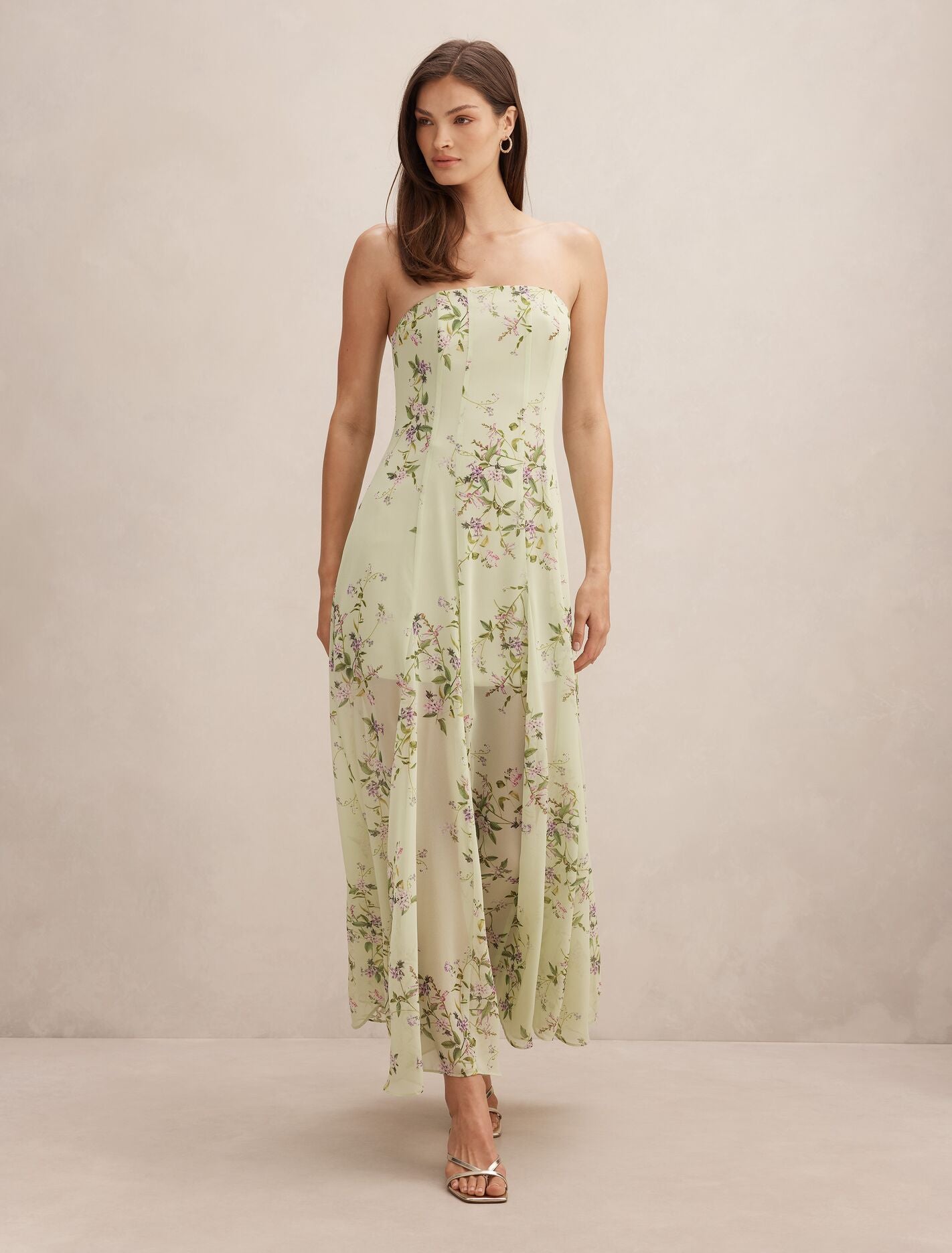 Kimora Strapless Midi Dress