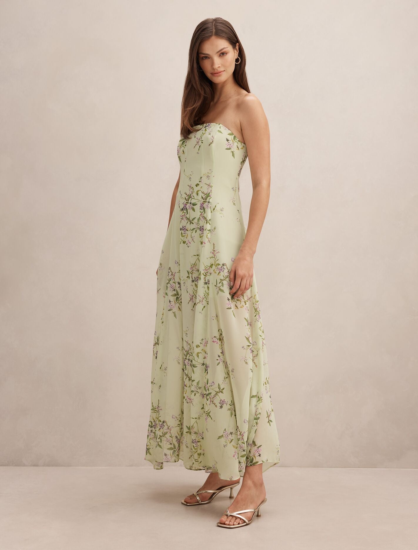 Kimora Strapless Midi Dress