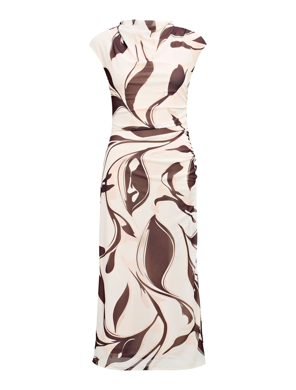 Emery Mesh Ruched Dress