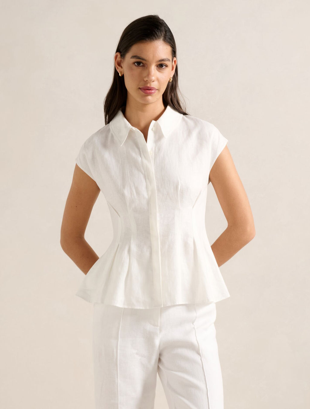 Carina Pleated Shirt