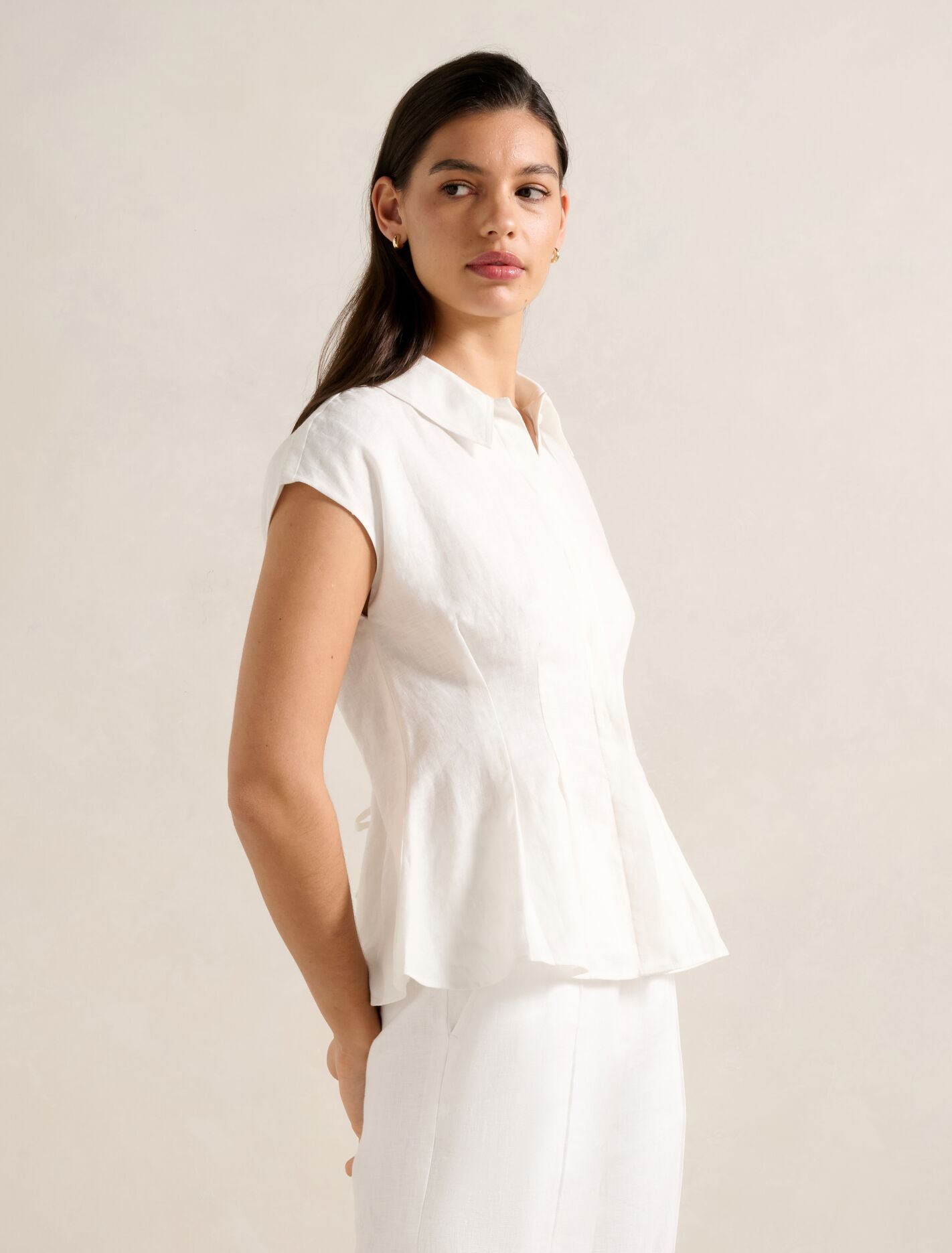 Carina Pleated Shirt