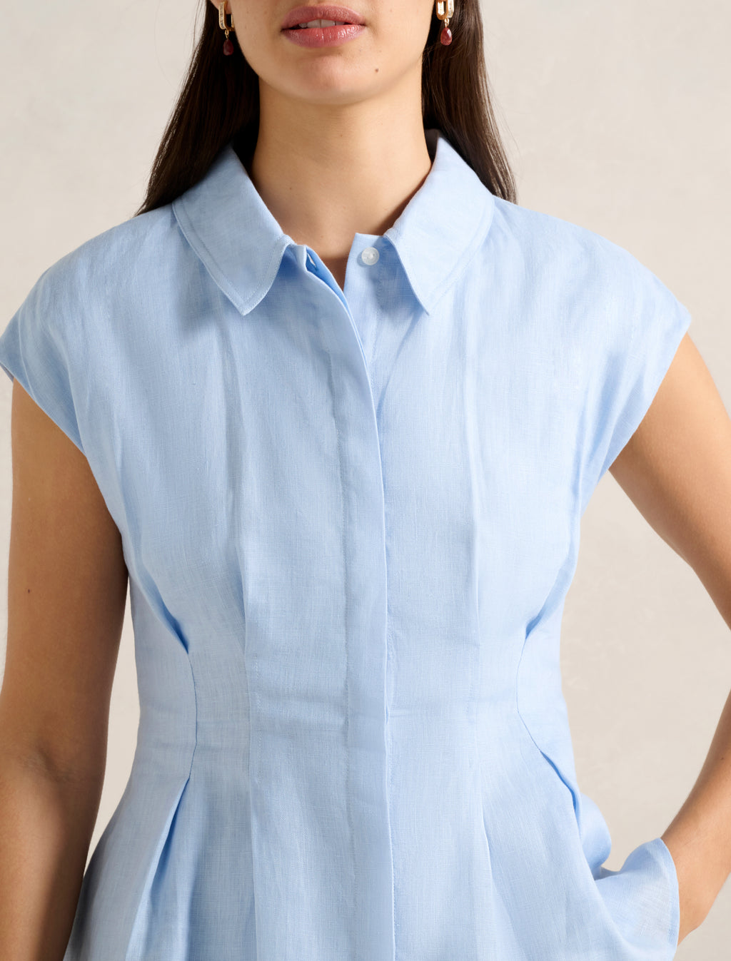 Carina Pleated Shirt