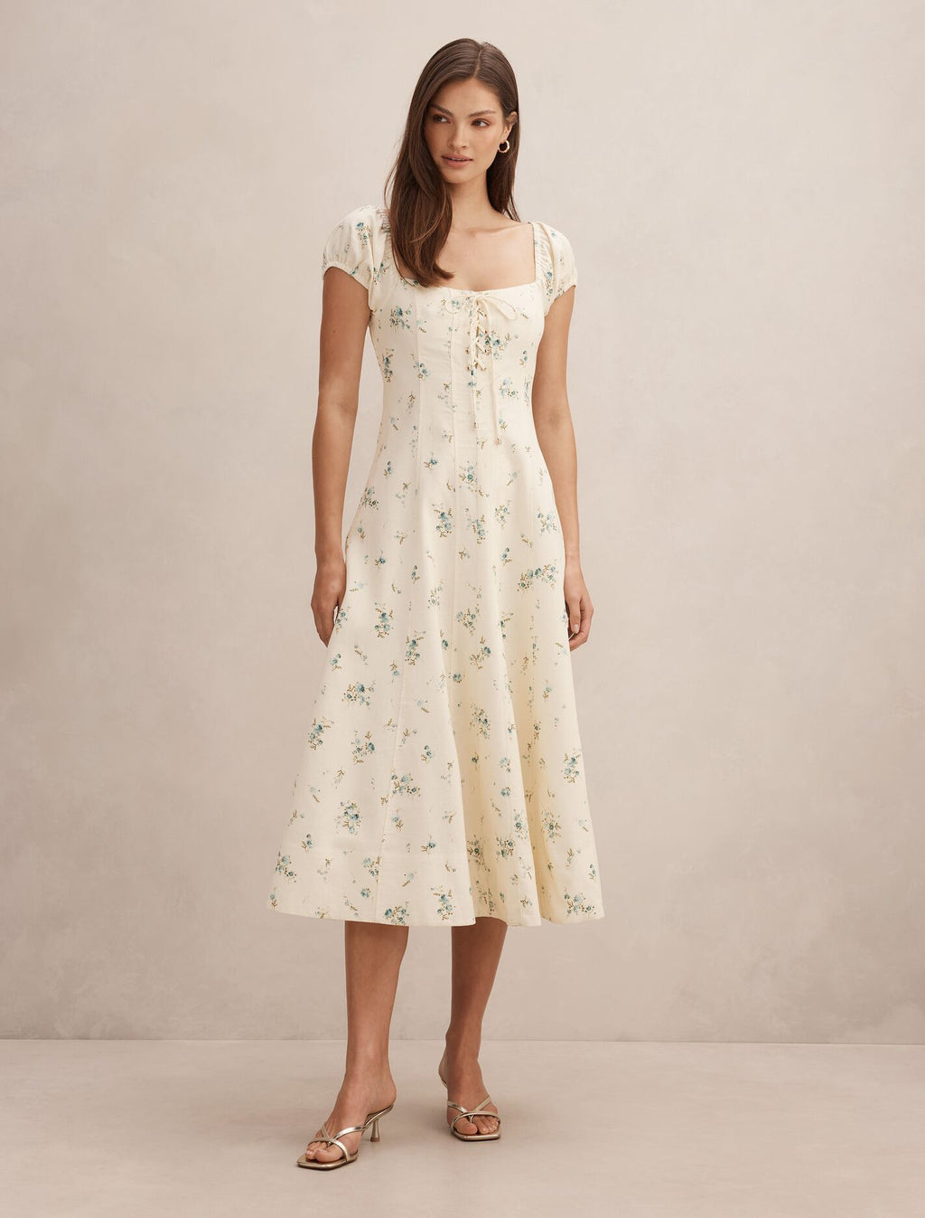 Sallie Tie Front Midi