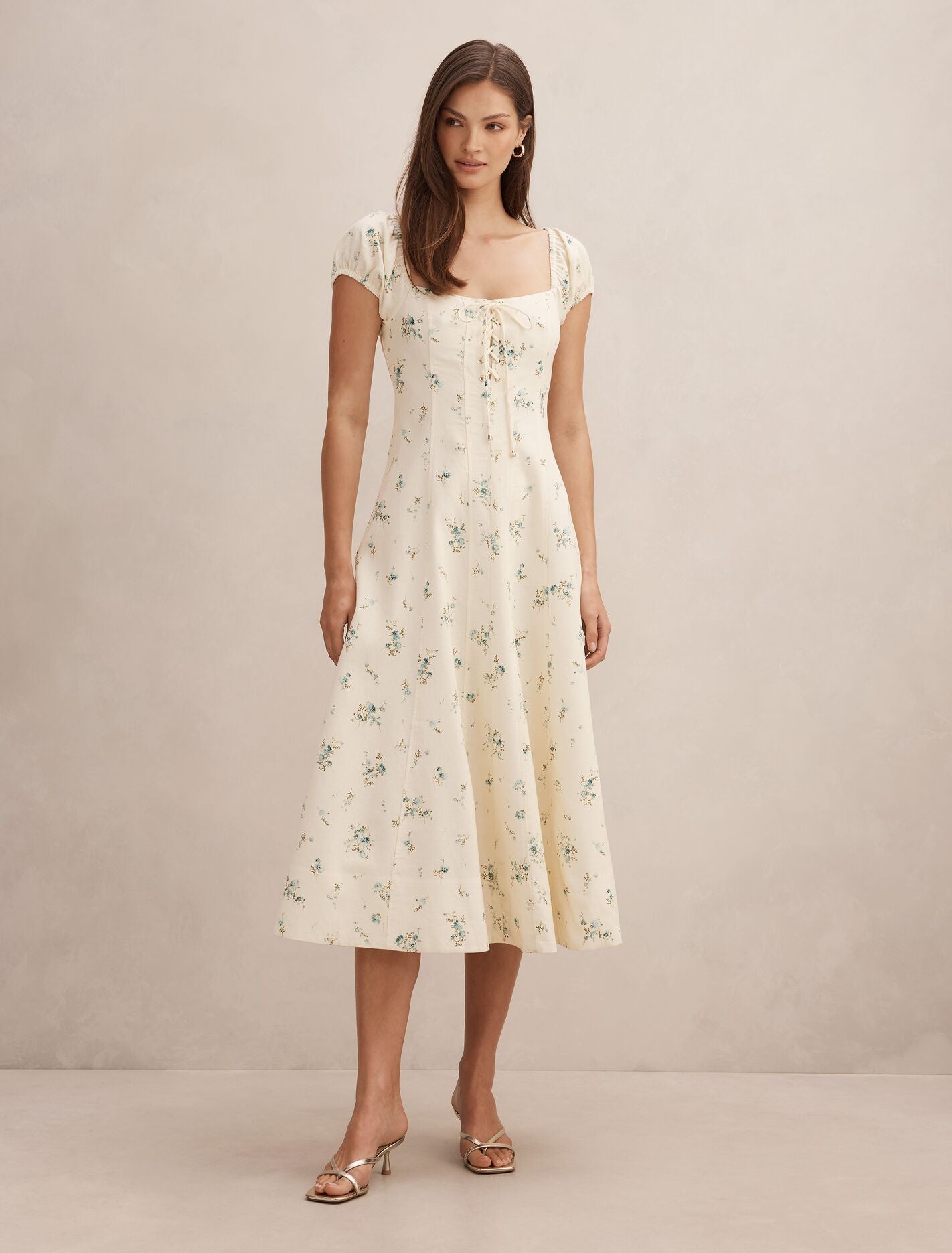 Sallie Tie Front Midi