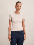 Rebecca Scallop Trim Tee