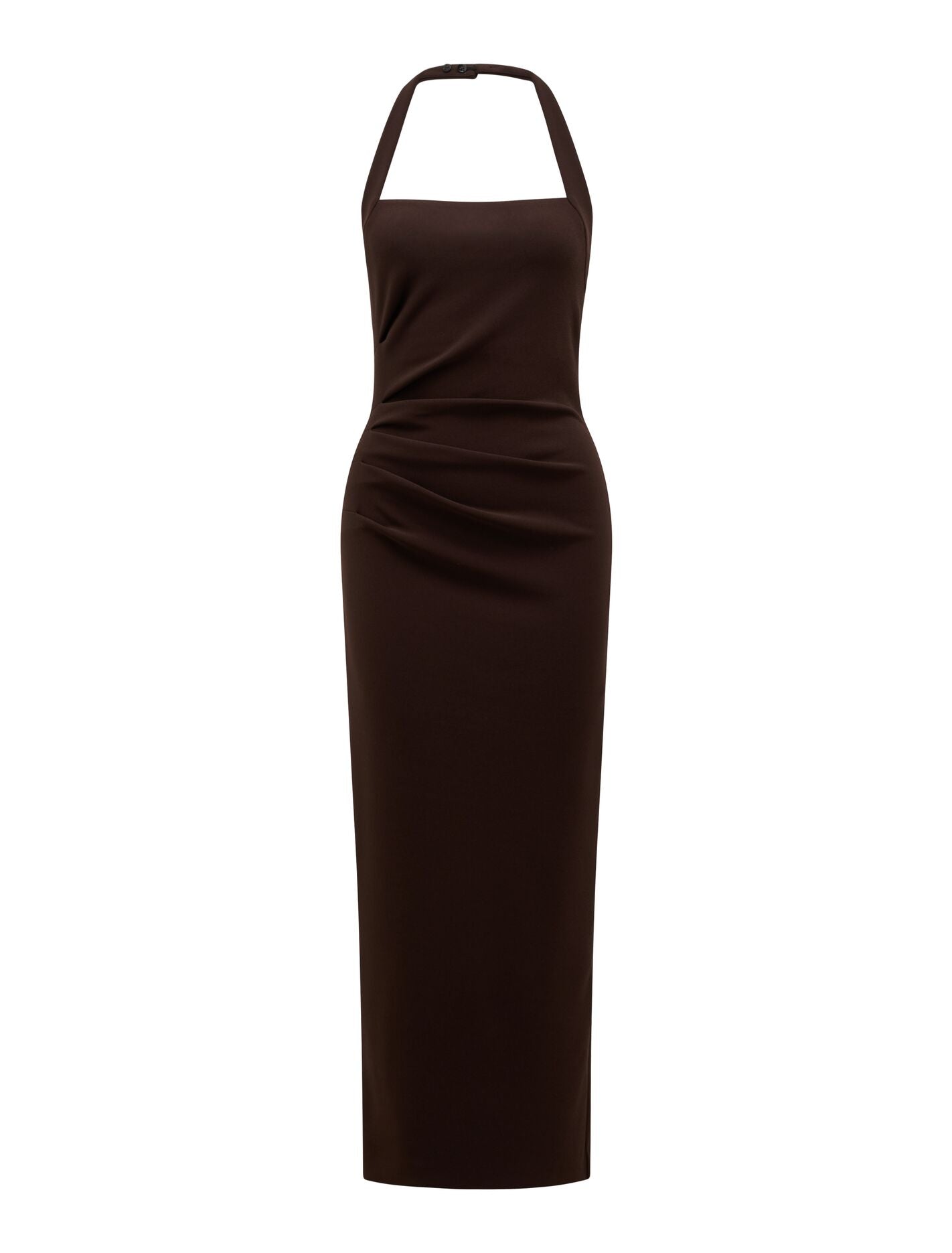 Georgie Halter Ruched Bodycon Dress