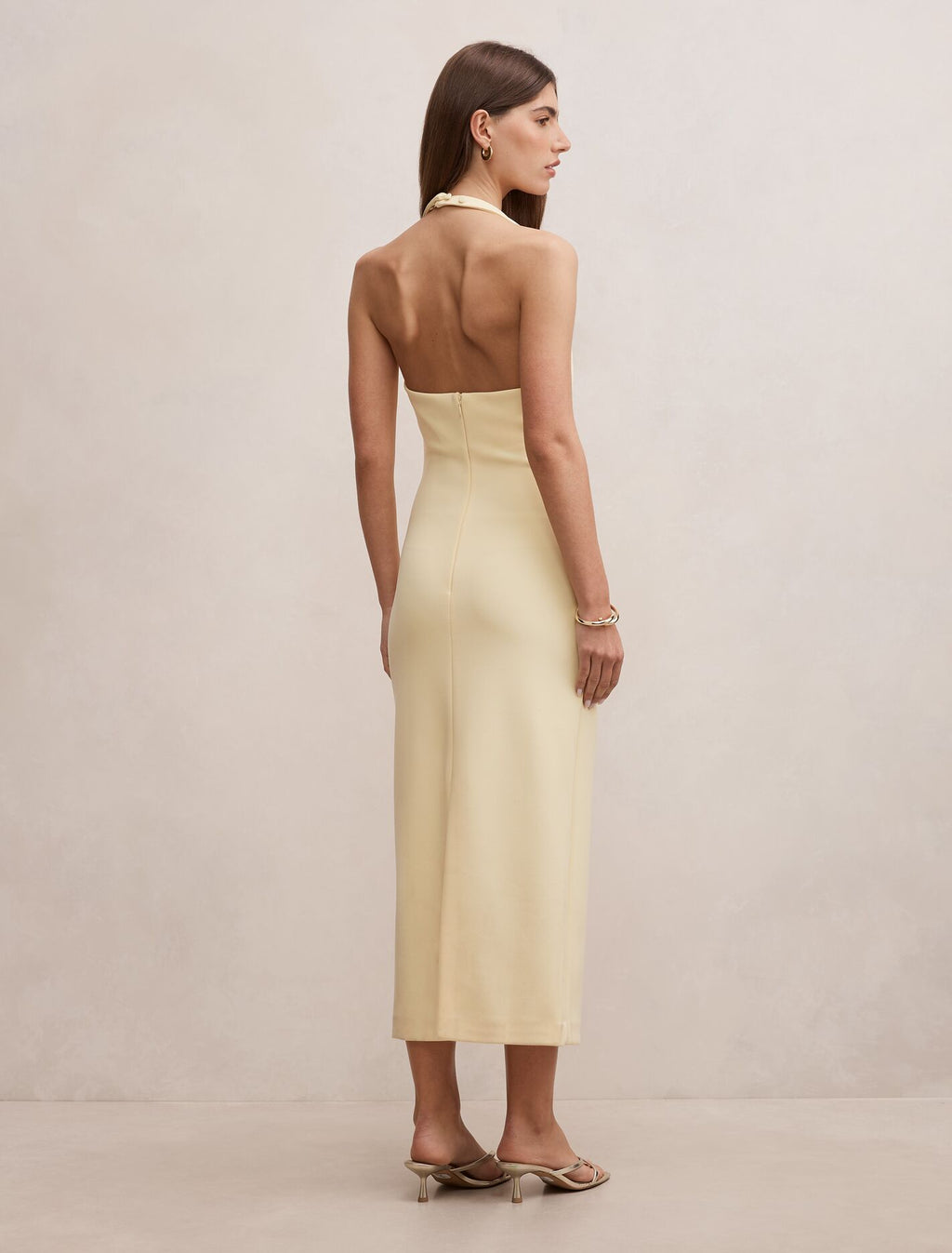 Georgie Halter Ruched Bodycon