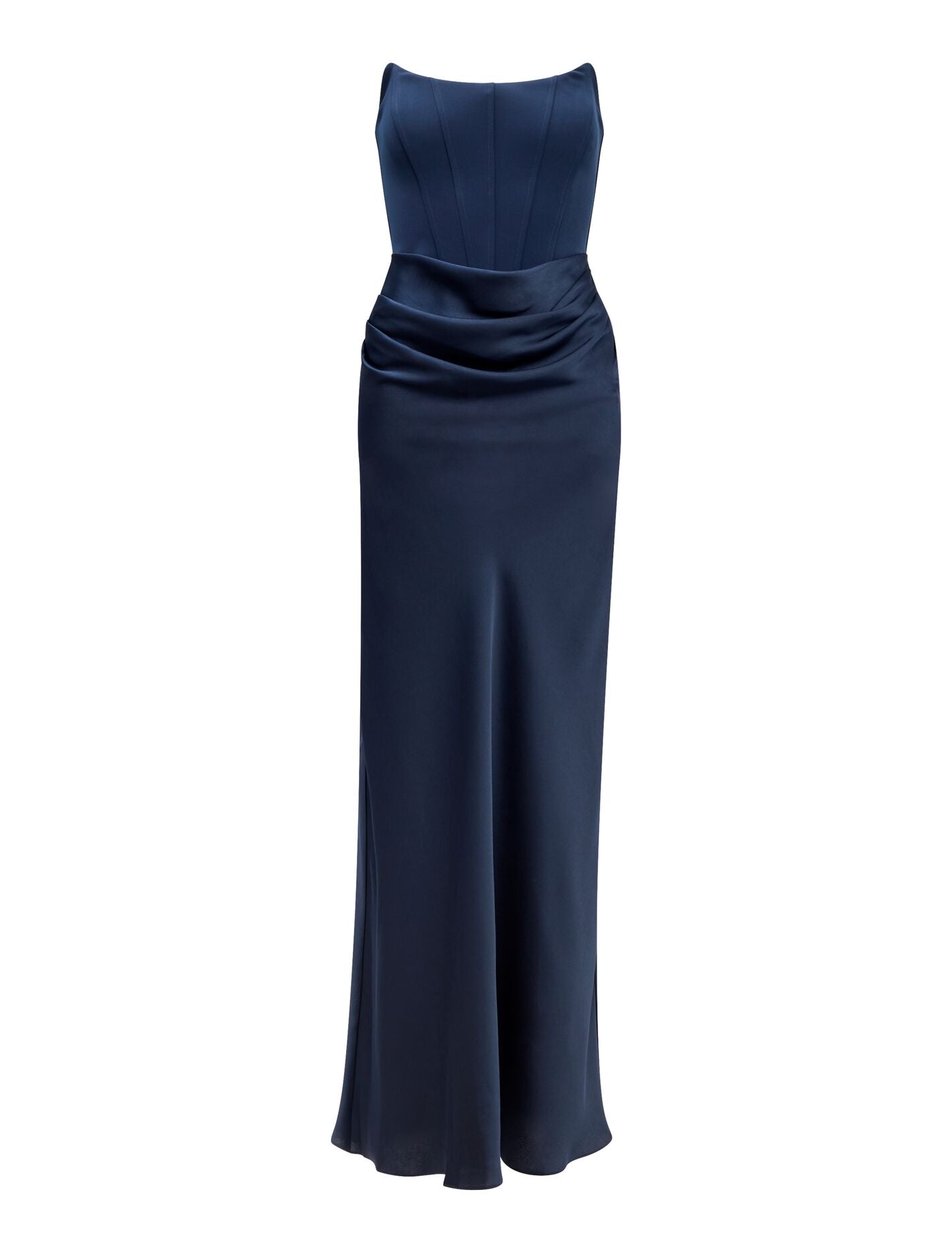 Isra Drape Strapless Maxi
