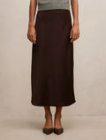 Sally Satin Slip Skirt