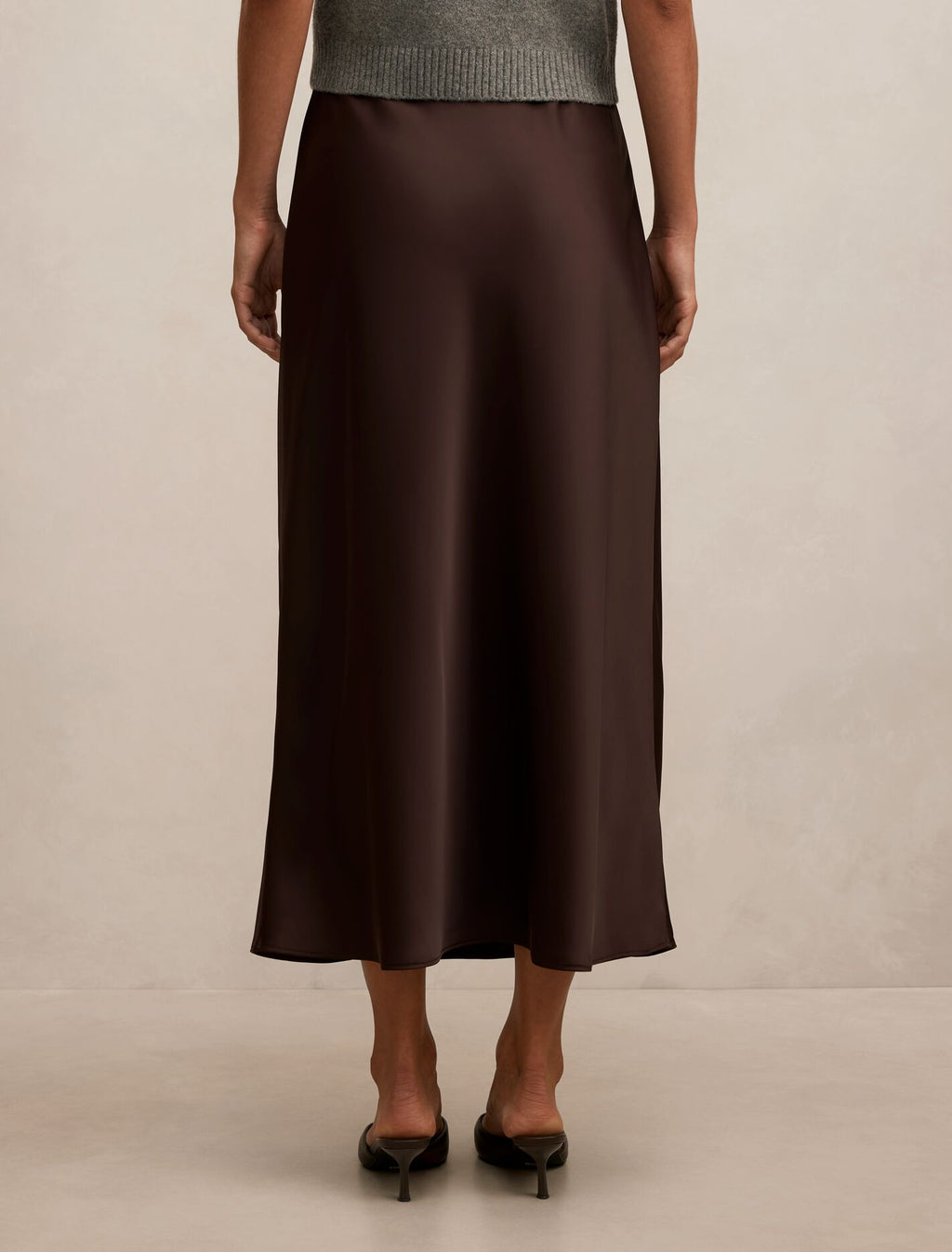 Sally Satin Slip Skirt
