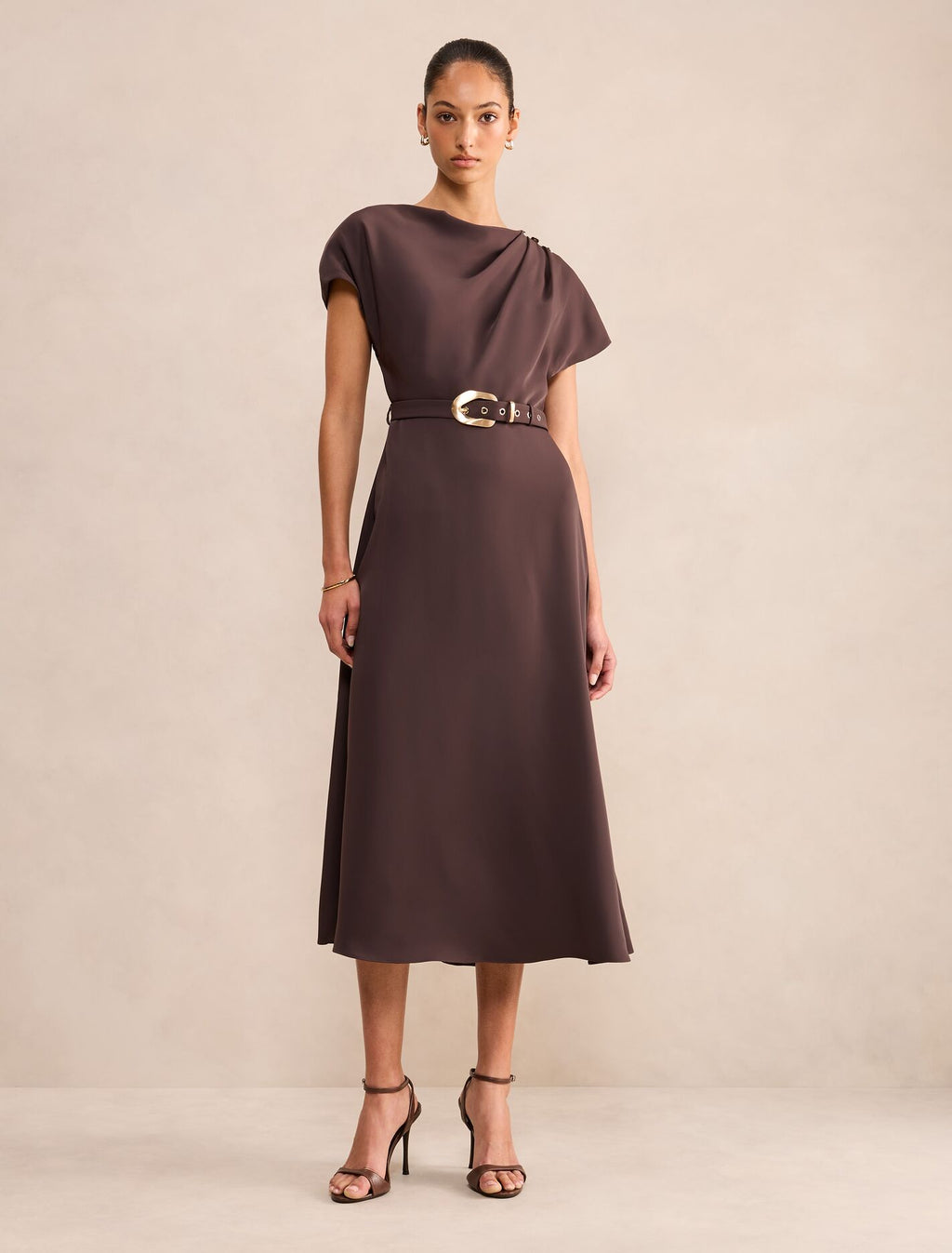 Kylee Button Neck Dress