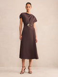 Kylee Button Neck Dress