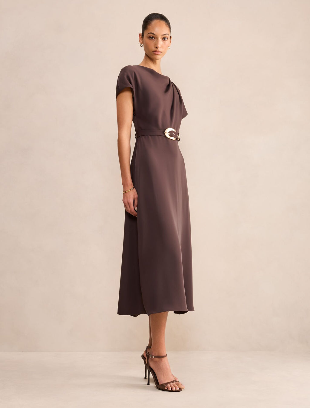 Kylee Button Neck Dress