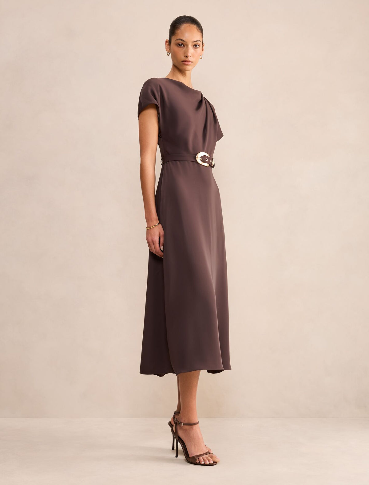 Kylee Button Neck Dress