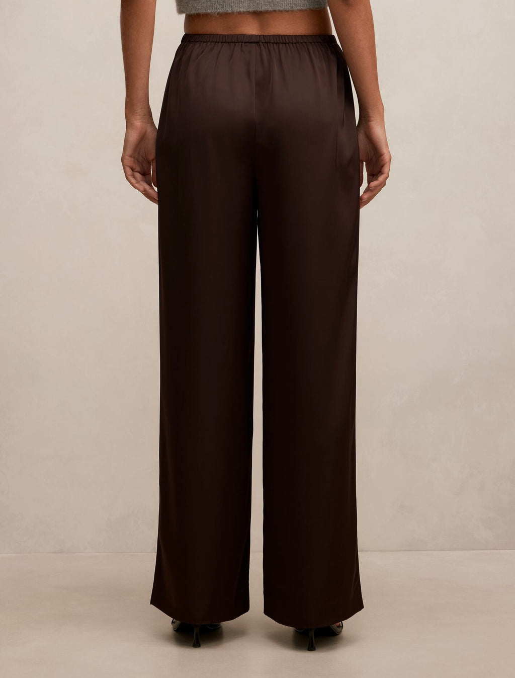 Sara Satin Wide Leg Pant