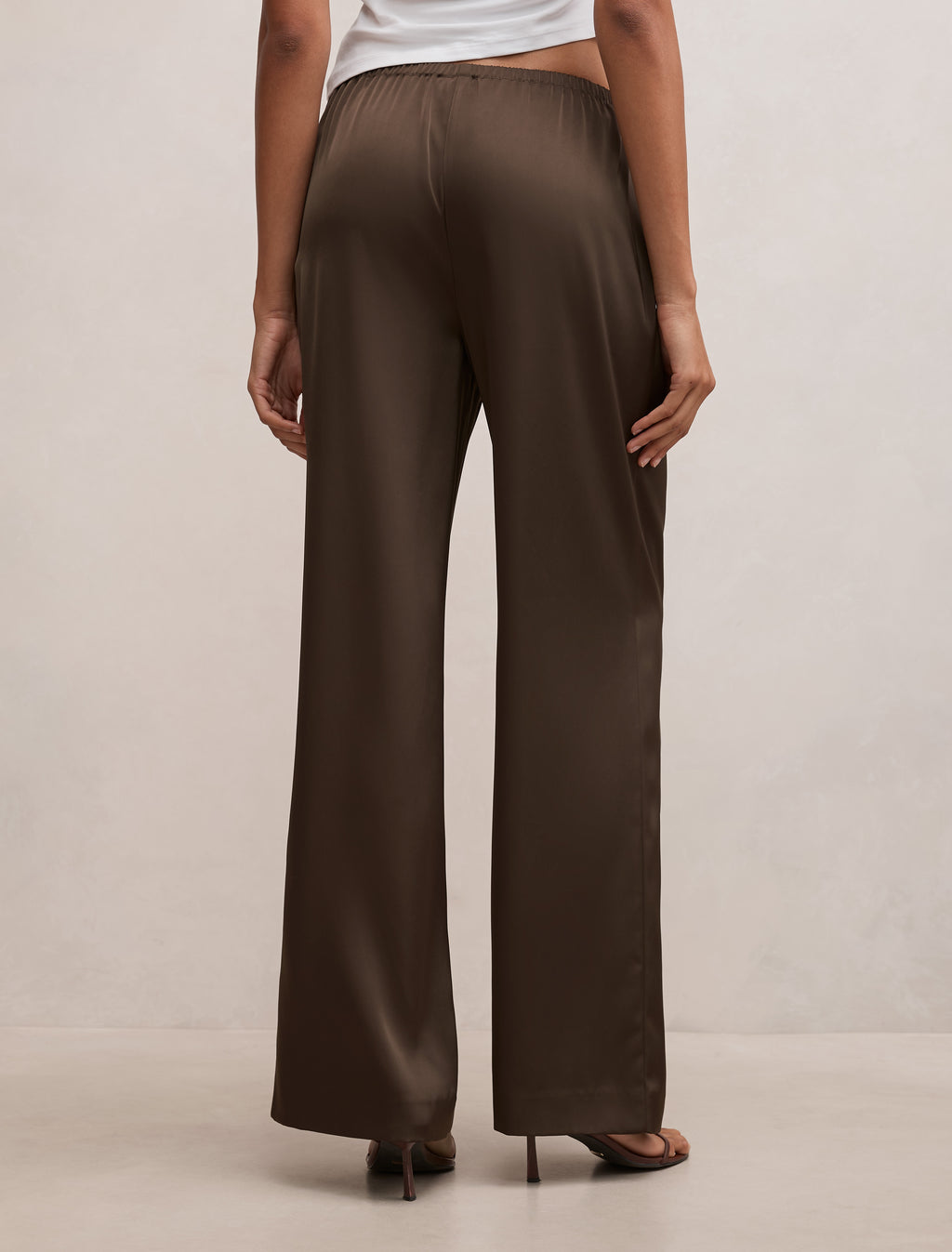 Sara Satin Wide Leg Pant