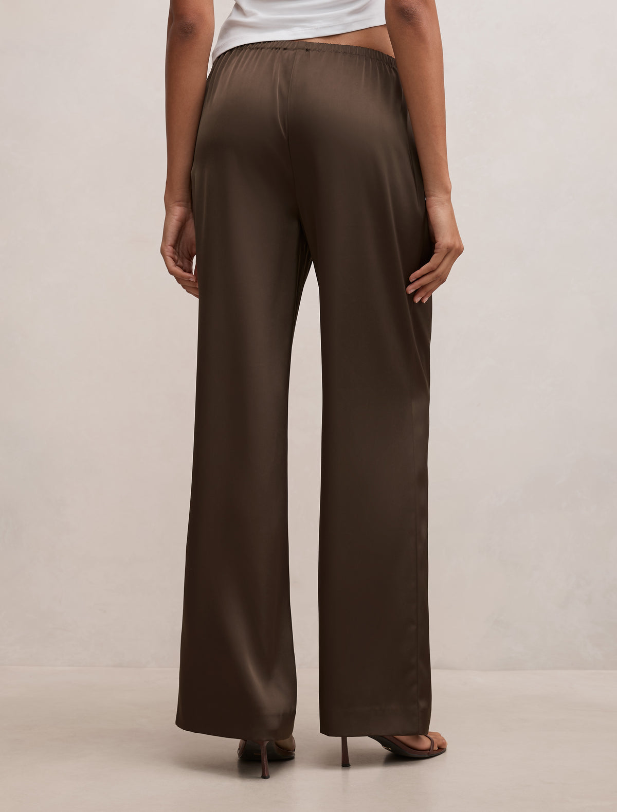 Sara Satin Wide Leg Pant