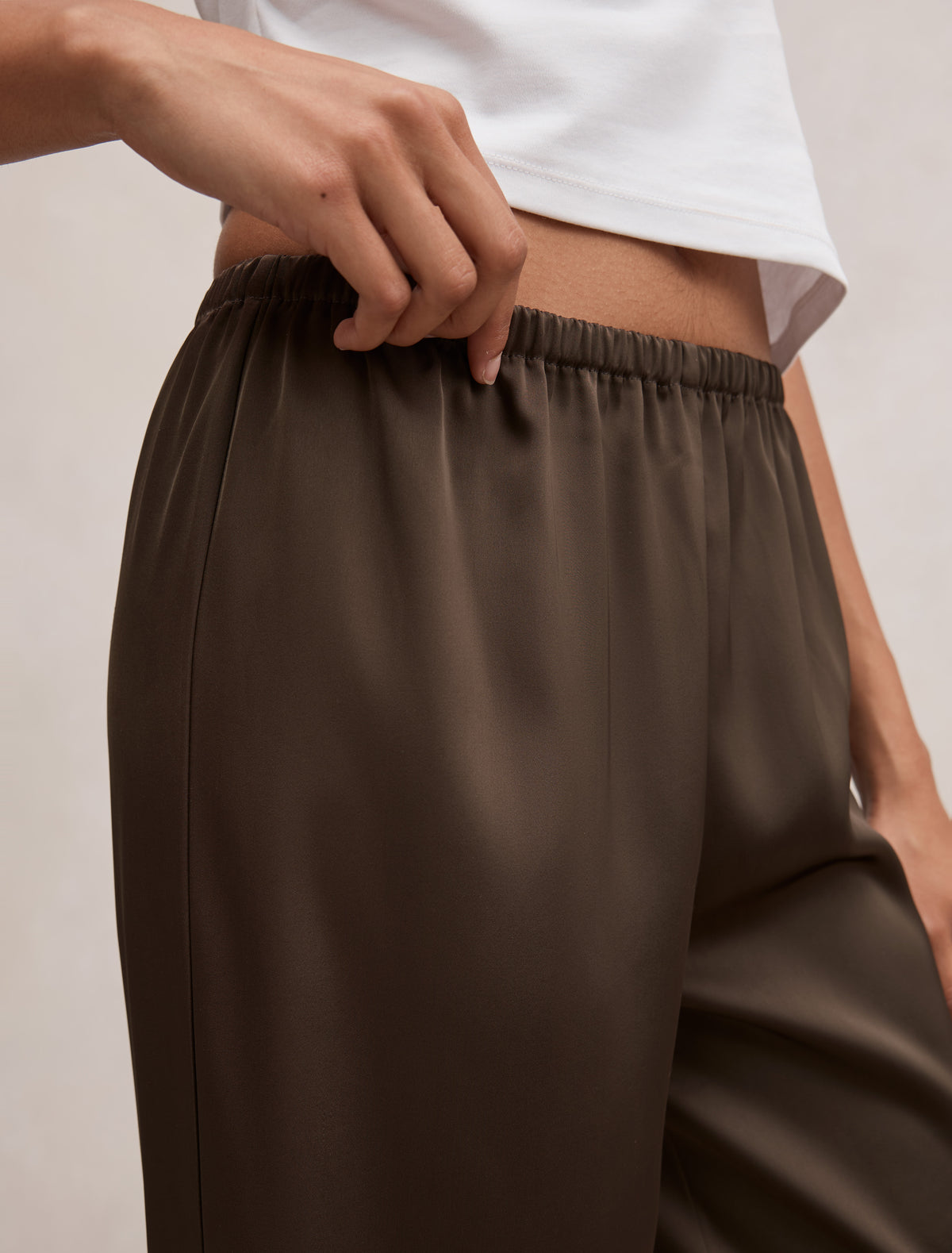 Sara Satin Wide Leg Pant