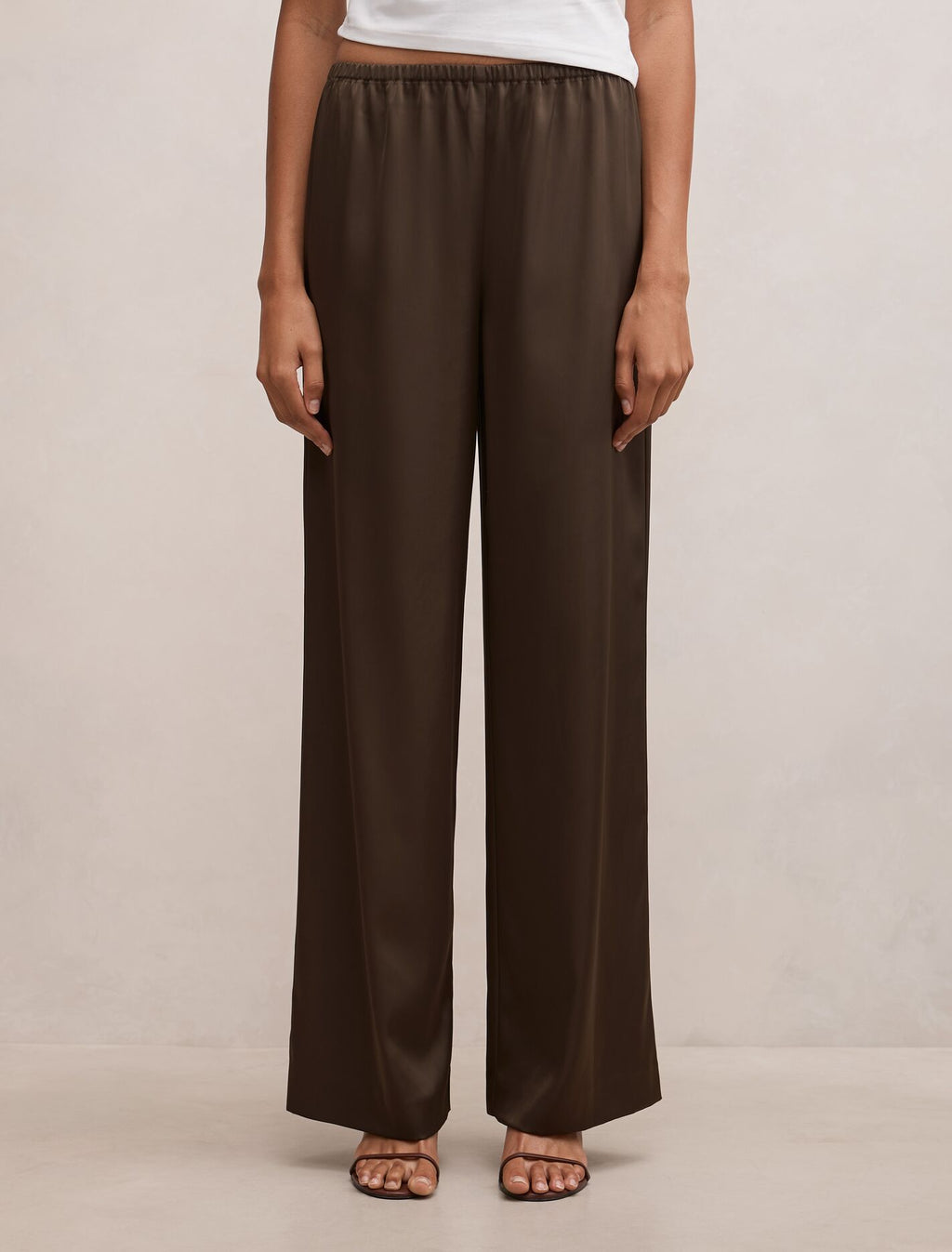 Sara Satin Wide Leg Pant