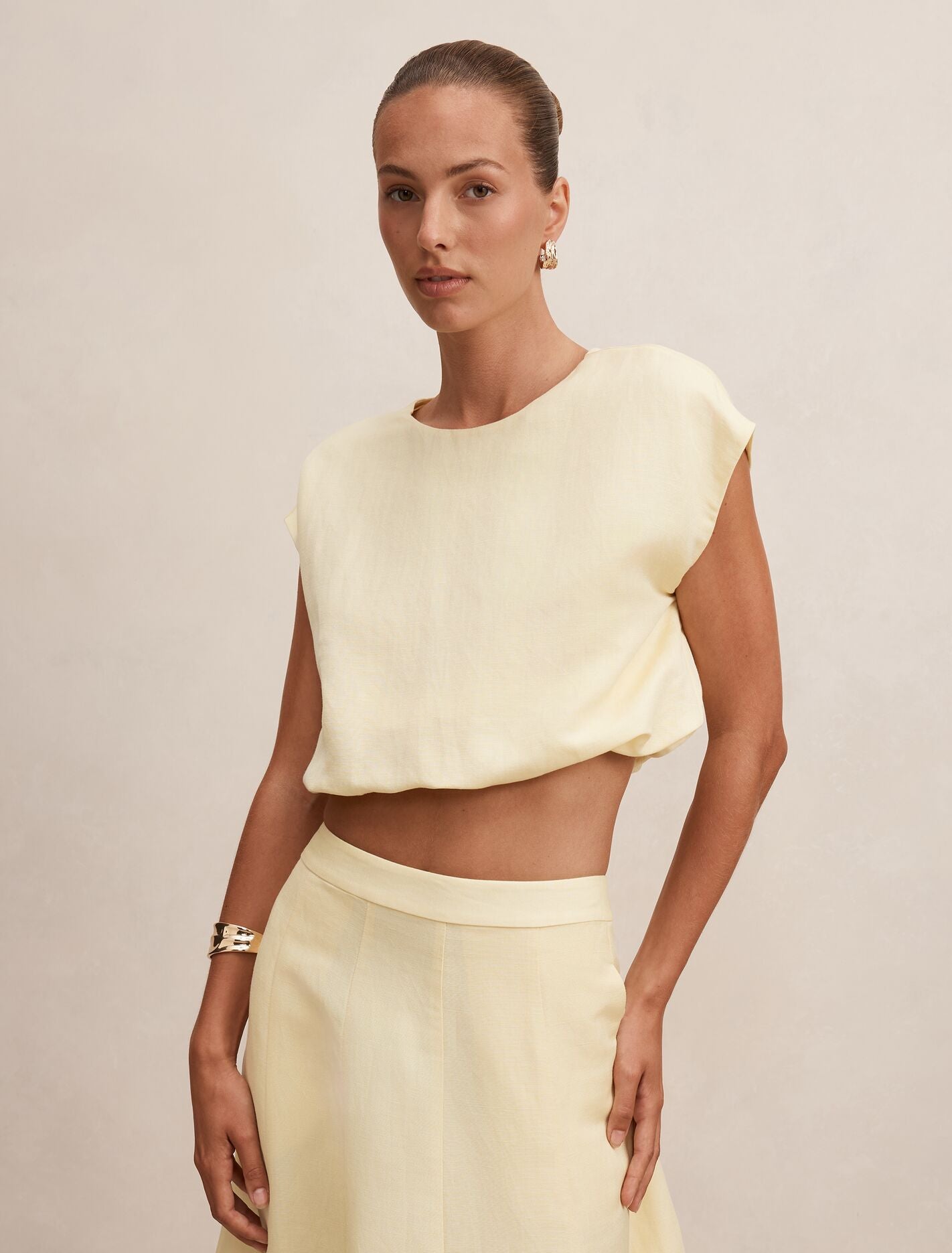 Georgina Bubble Hem Top