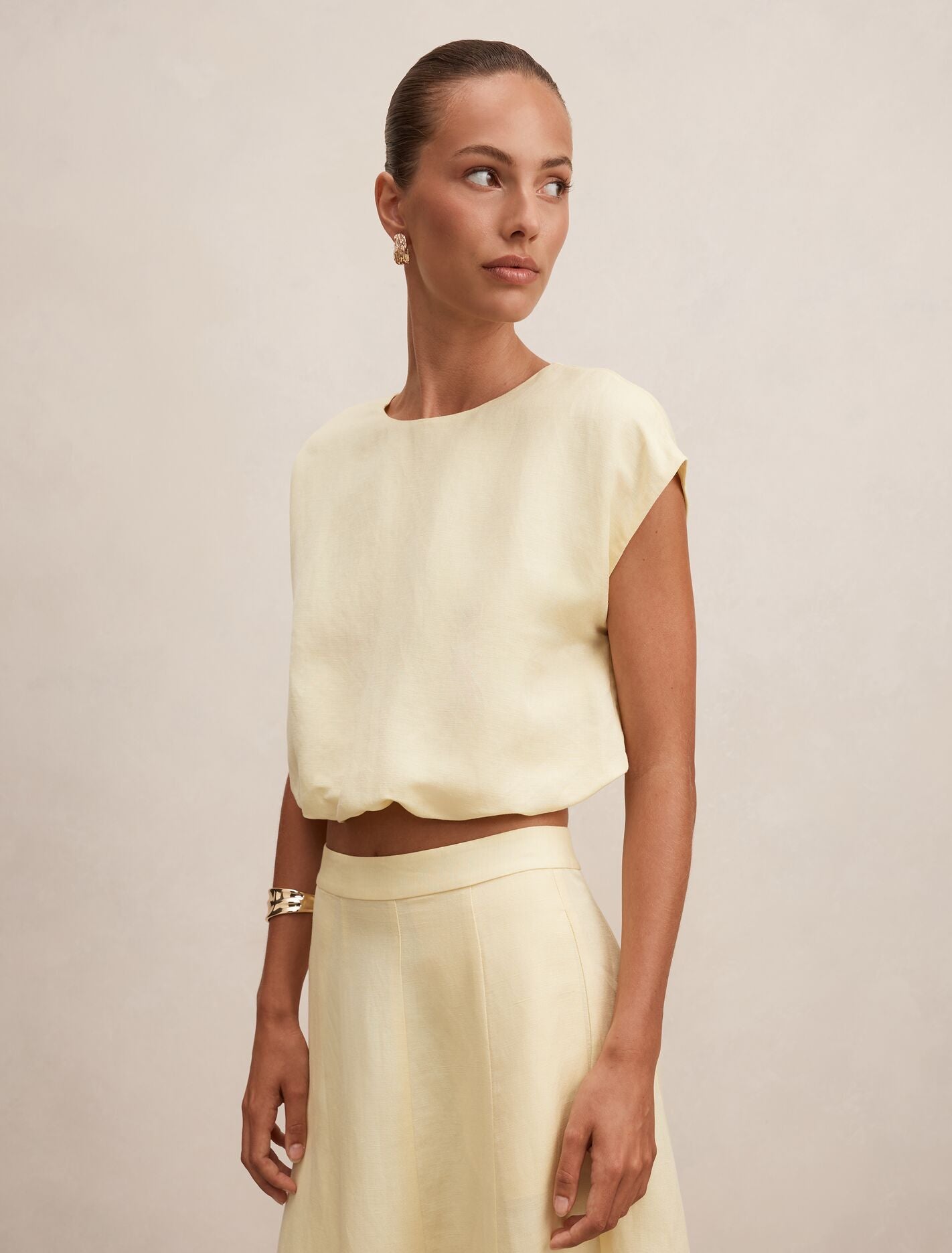 Georgina Bubble Hem Top