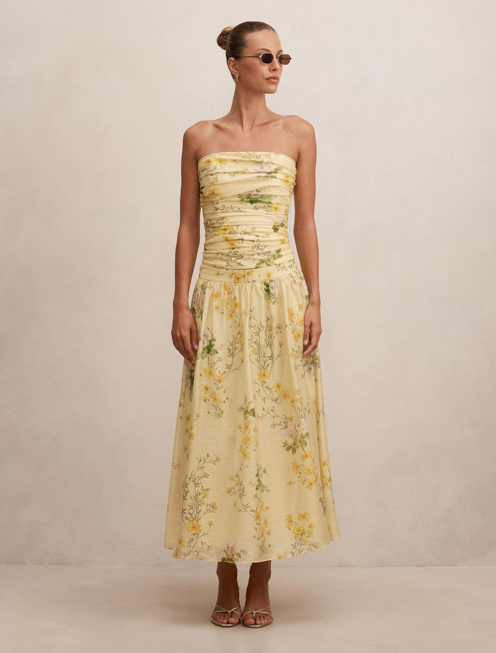 Palmer Gathered Strapless Top