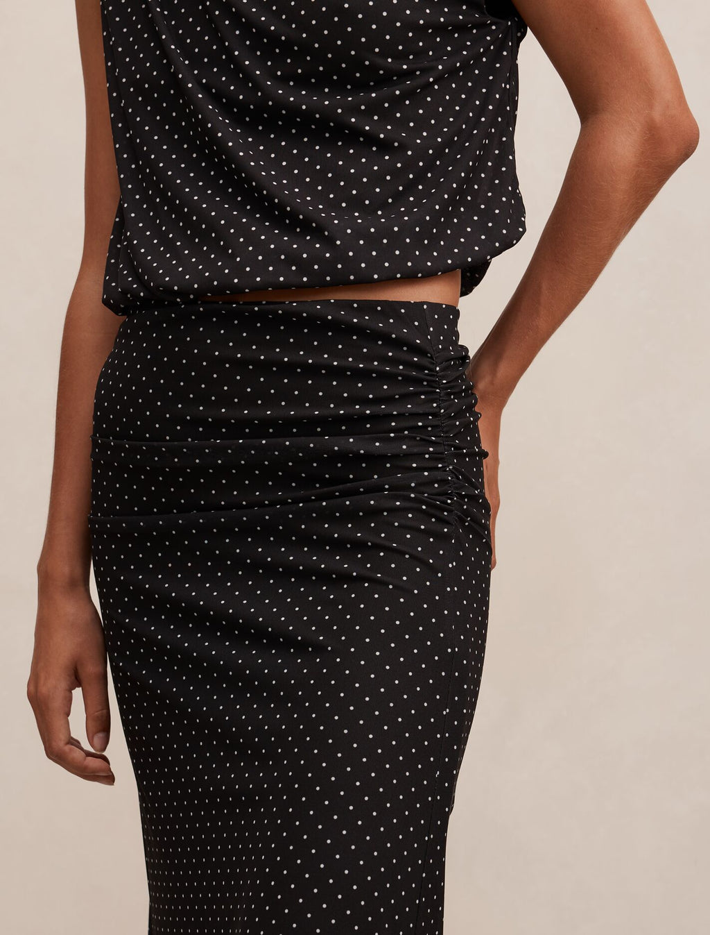 Mimi Flute Maxi Skirt