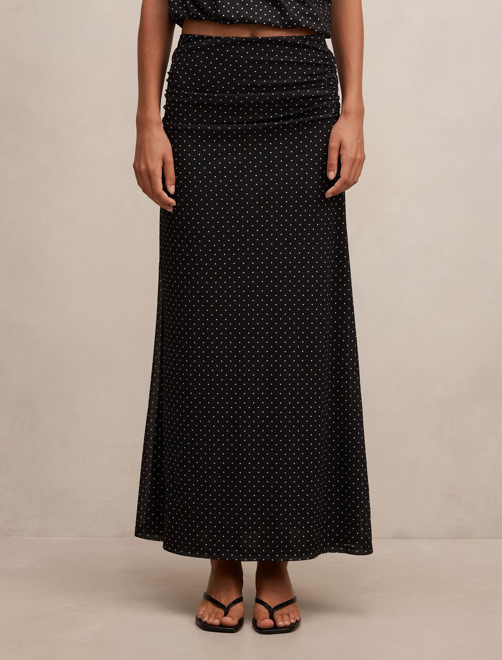 Mimi Flute Maxi Skirt