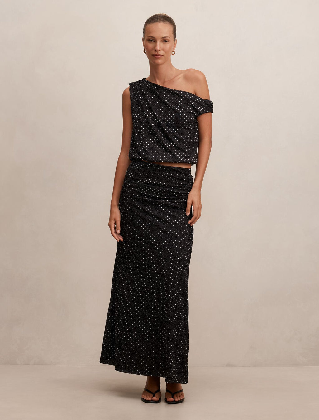 Mimi Flute Maxi Skirt