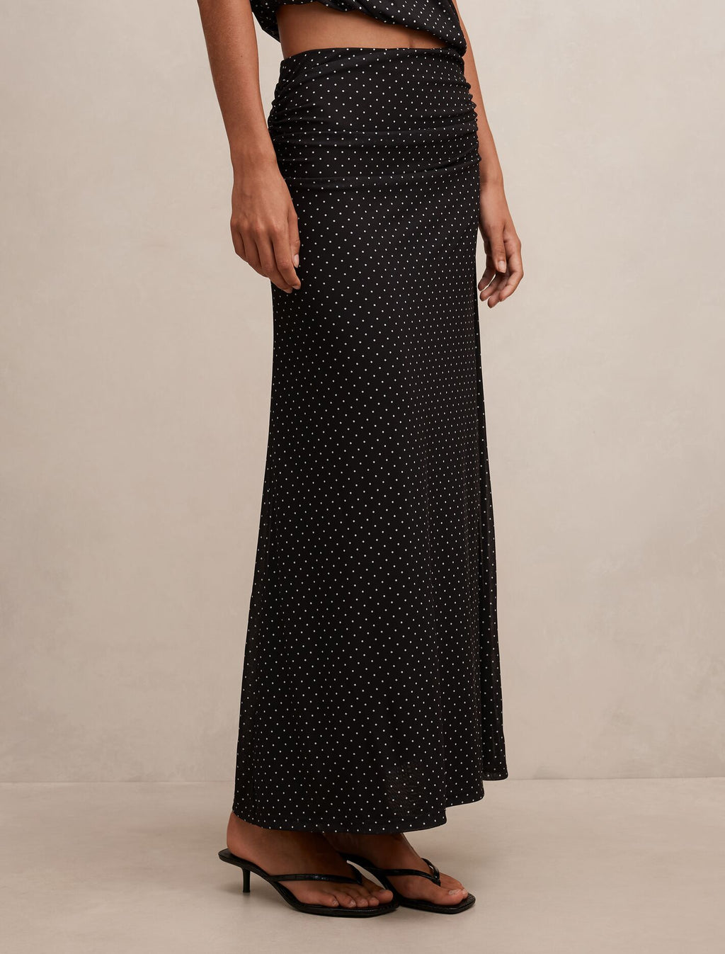 Mimi Flute Maxi Skirt