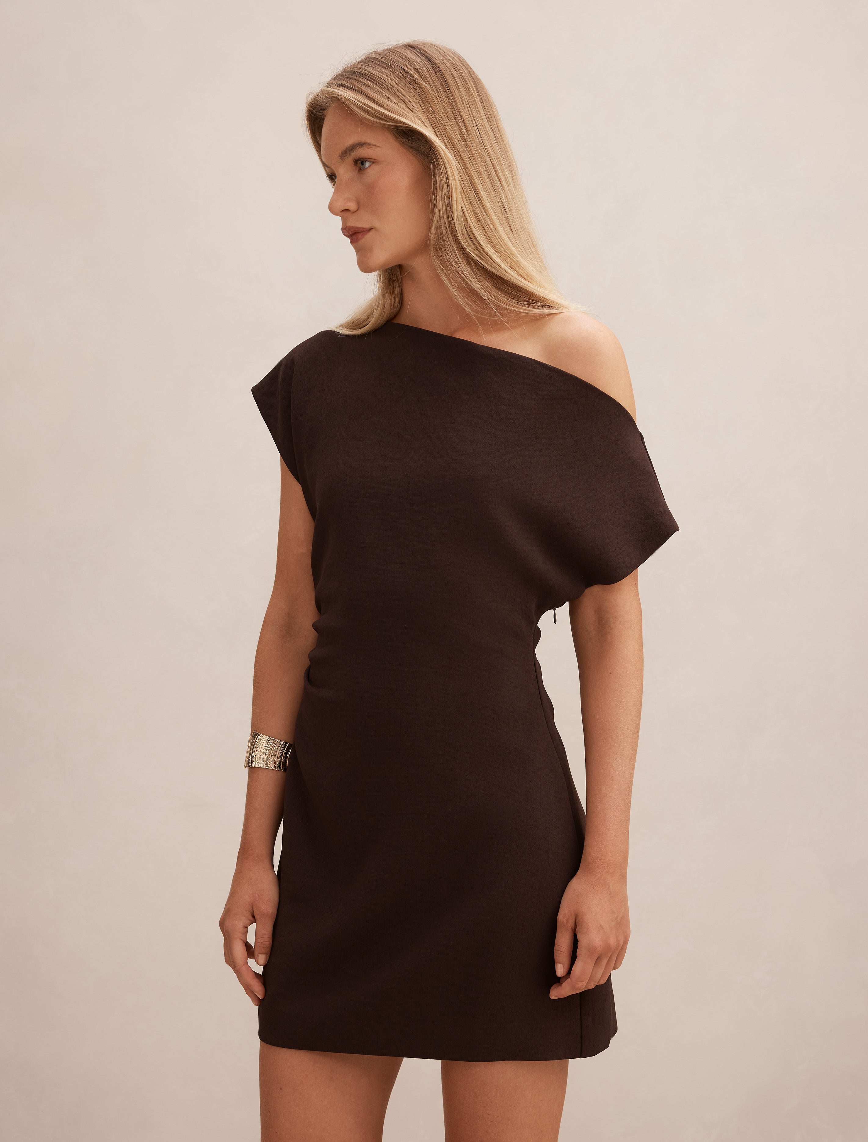 Danielle Asymmetrical Mini Dress