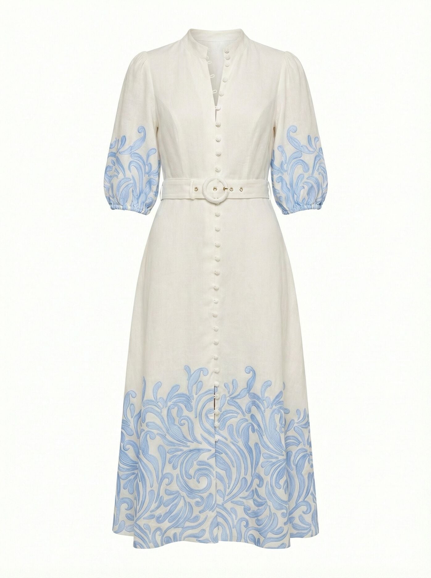 embroidered dress Floral Dreams Gown Teuta Matoshi