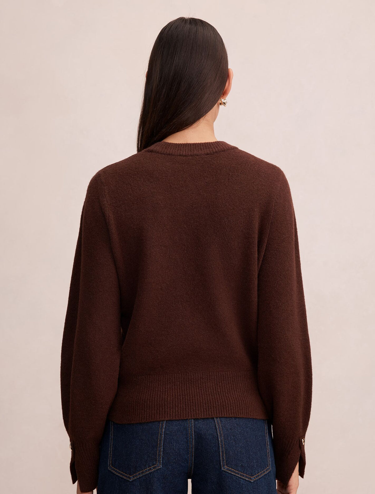 Ellie Cuff Detail Sweater