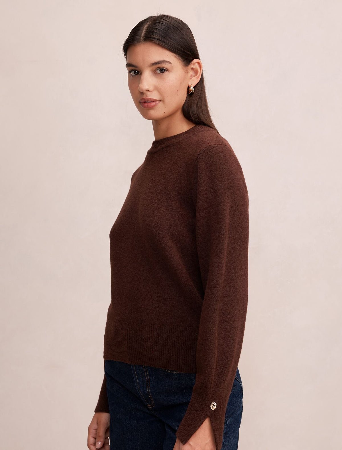 Ellie Cuff Detail Sweater