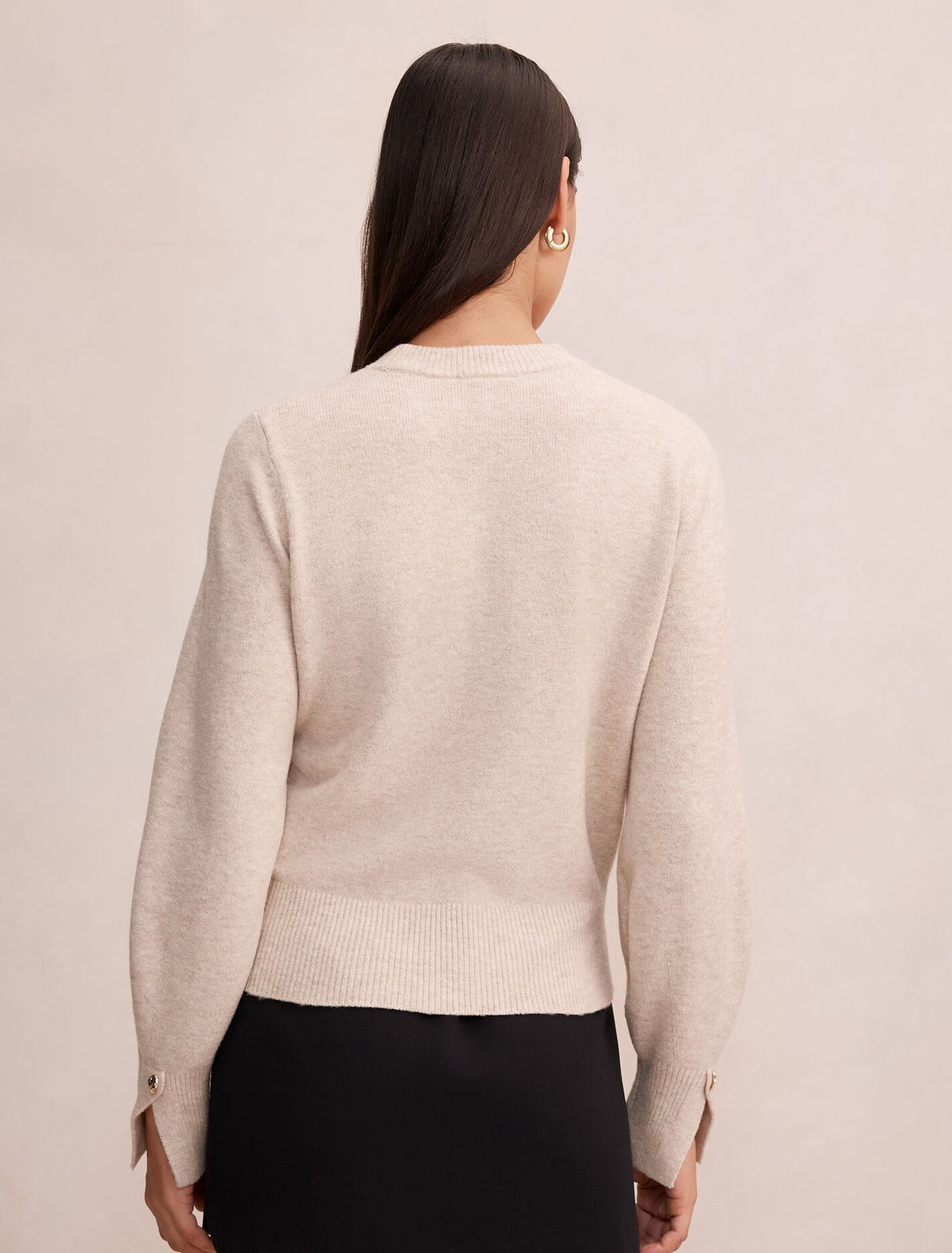 Ellie Cuff Detail Sweater