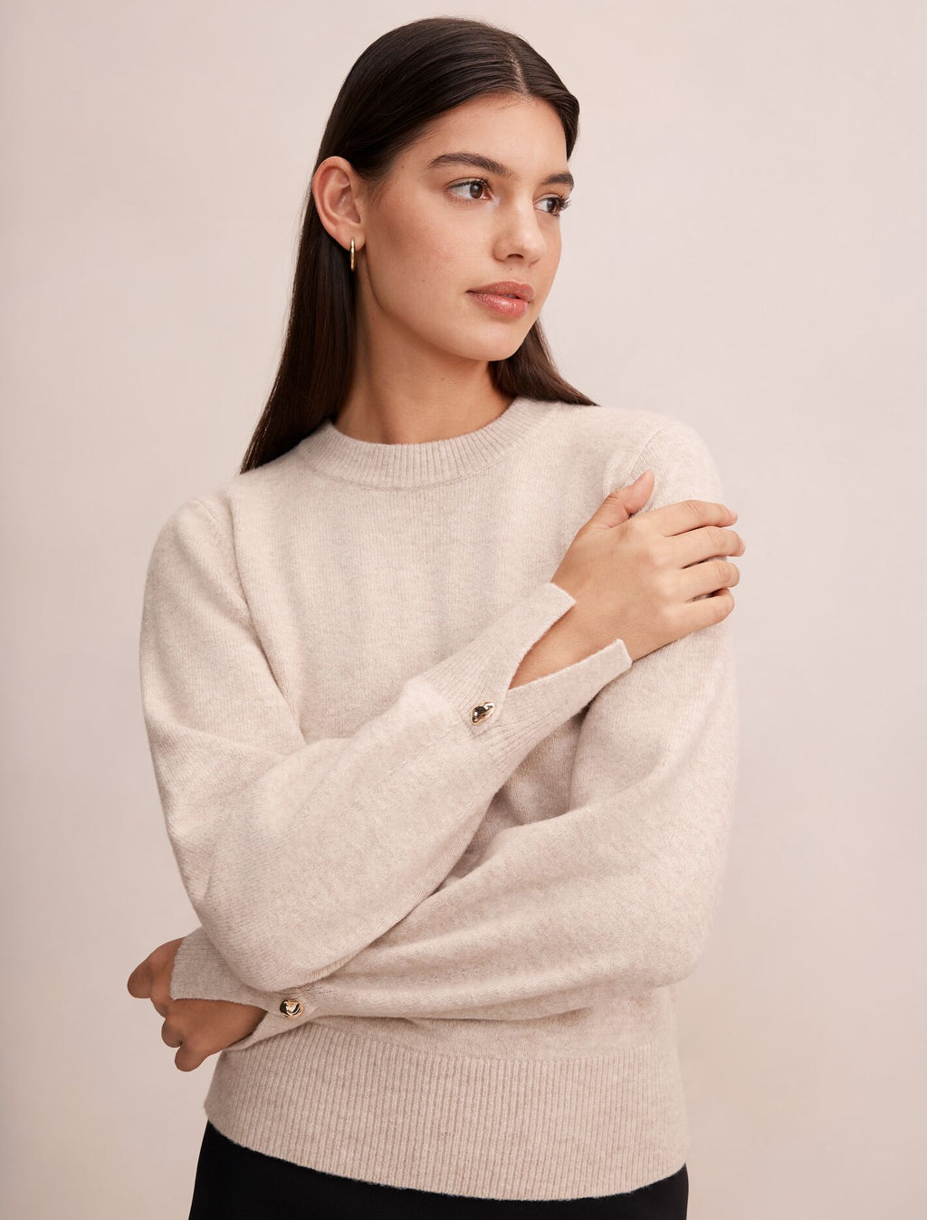 Ellie Cuff Detail Sweater