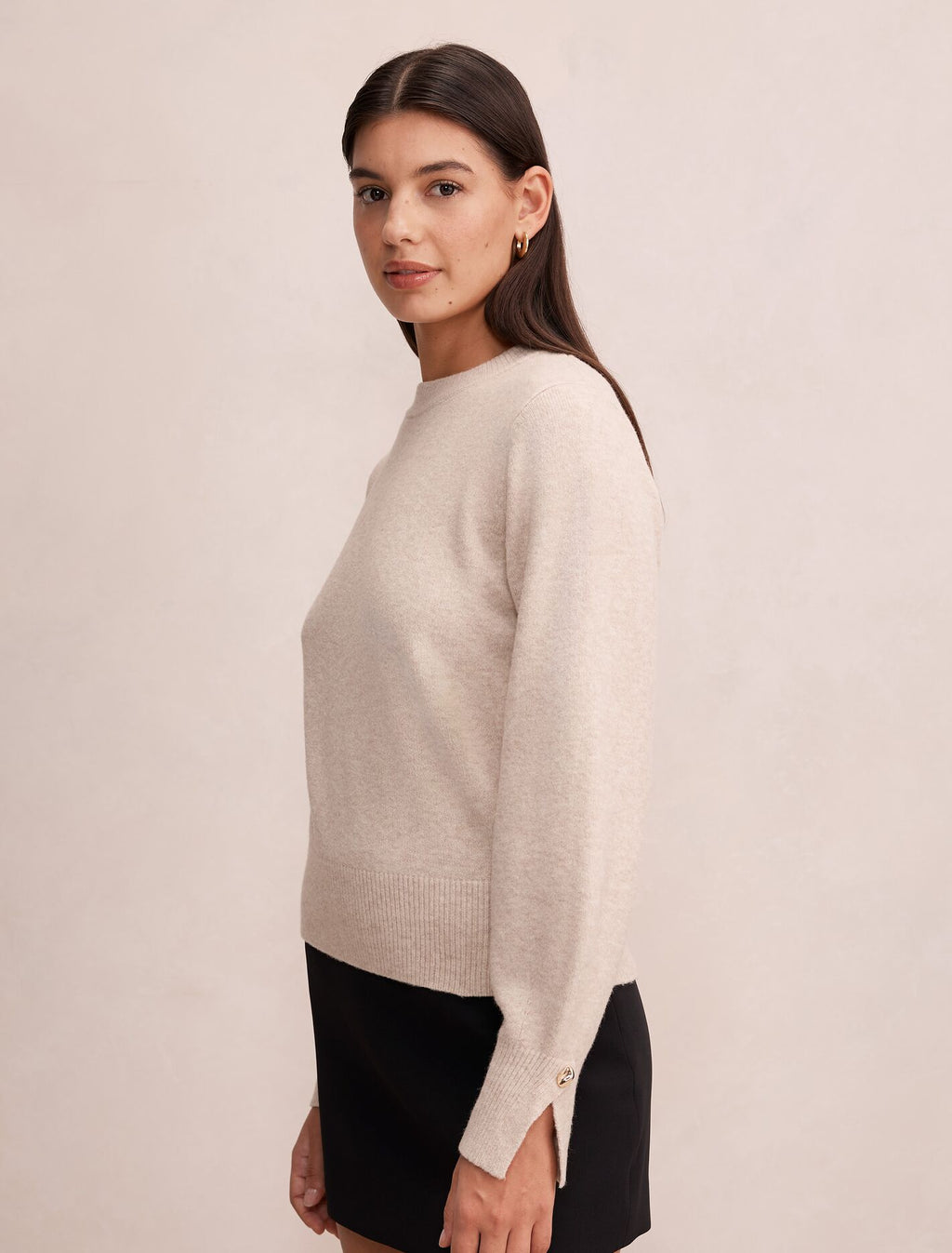 Ellie Cuff Detail Sweater