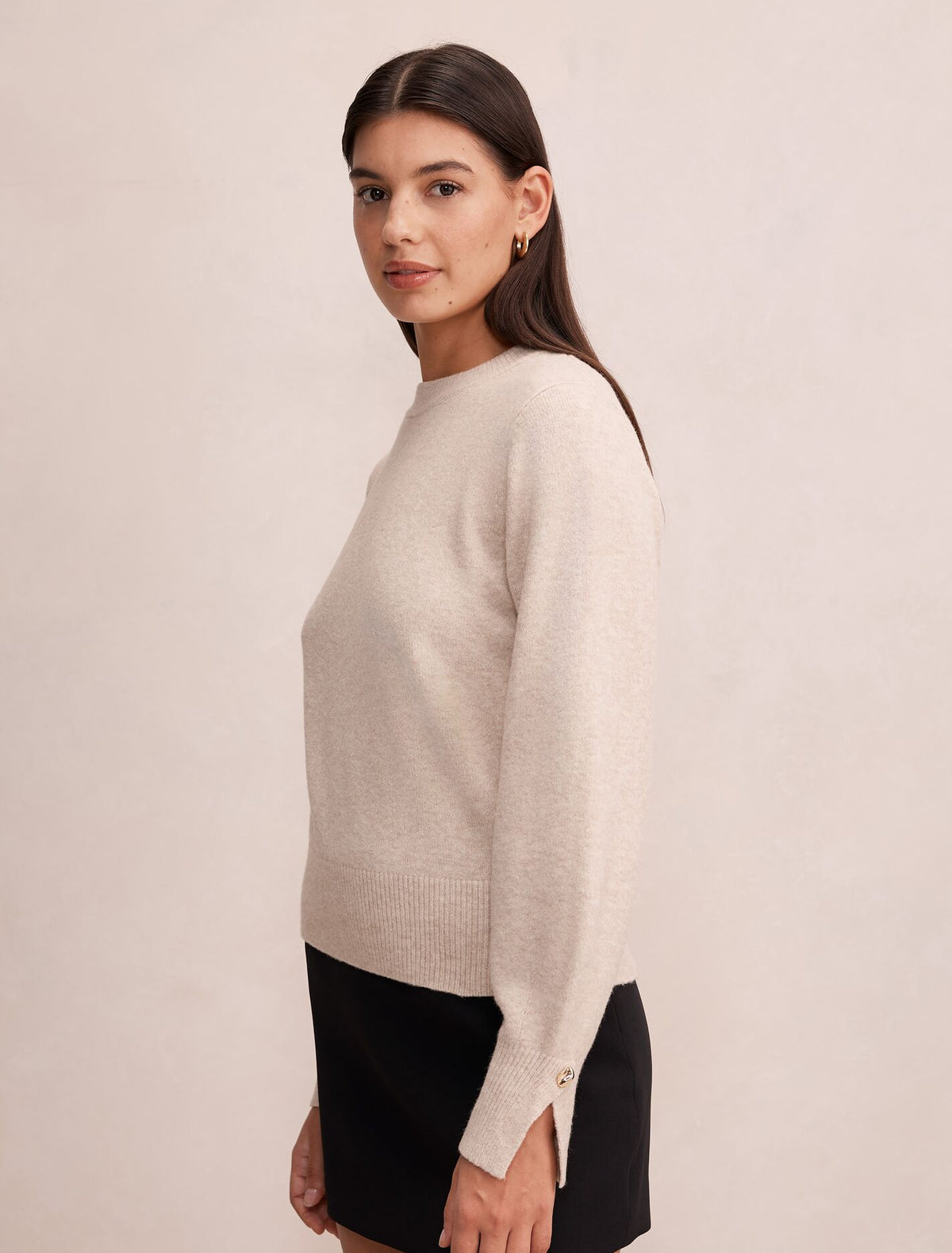 Ellie Cuff Detail Sweater