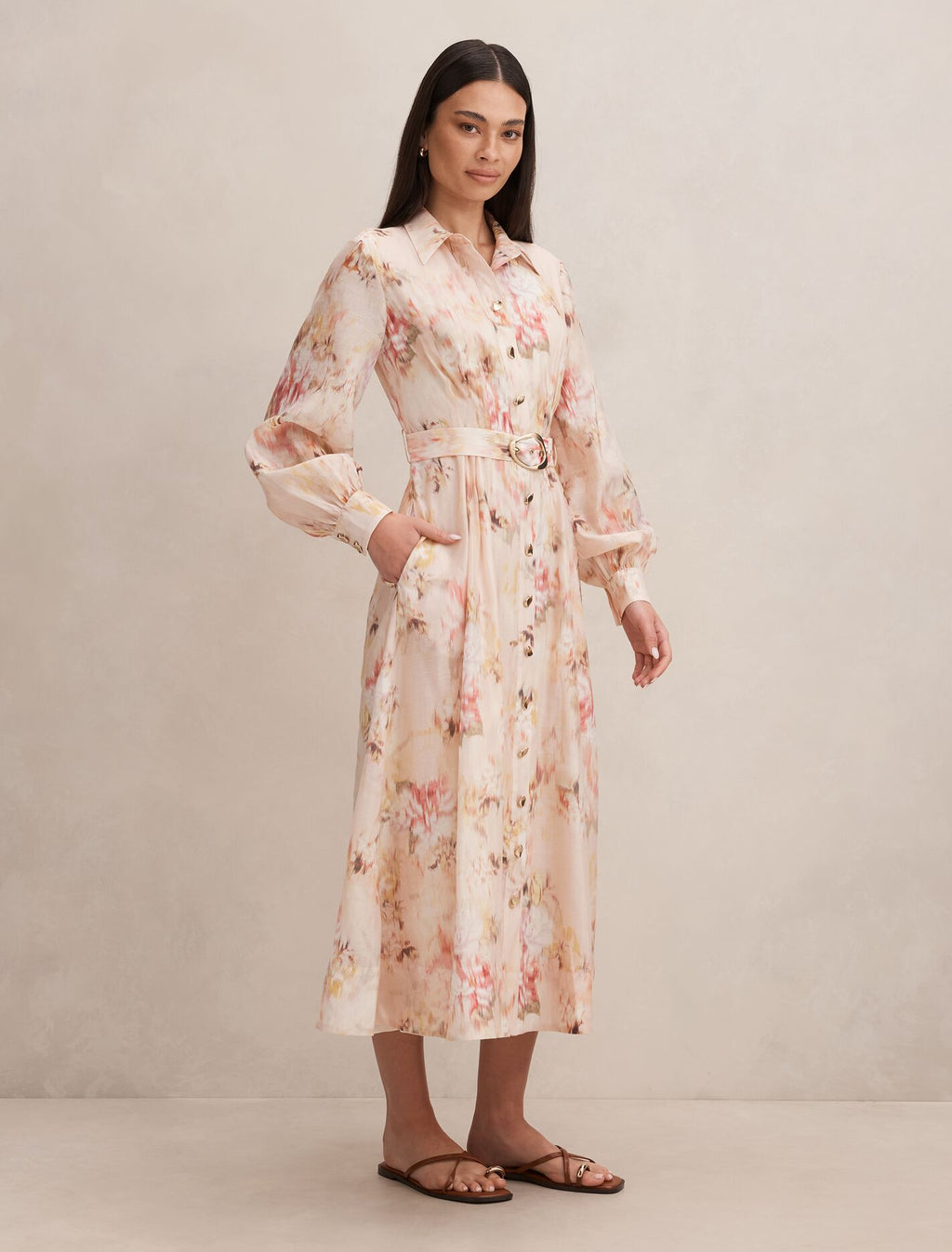 Terese Printed Shirt Dress