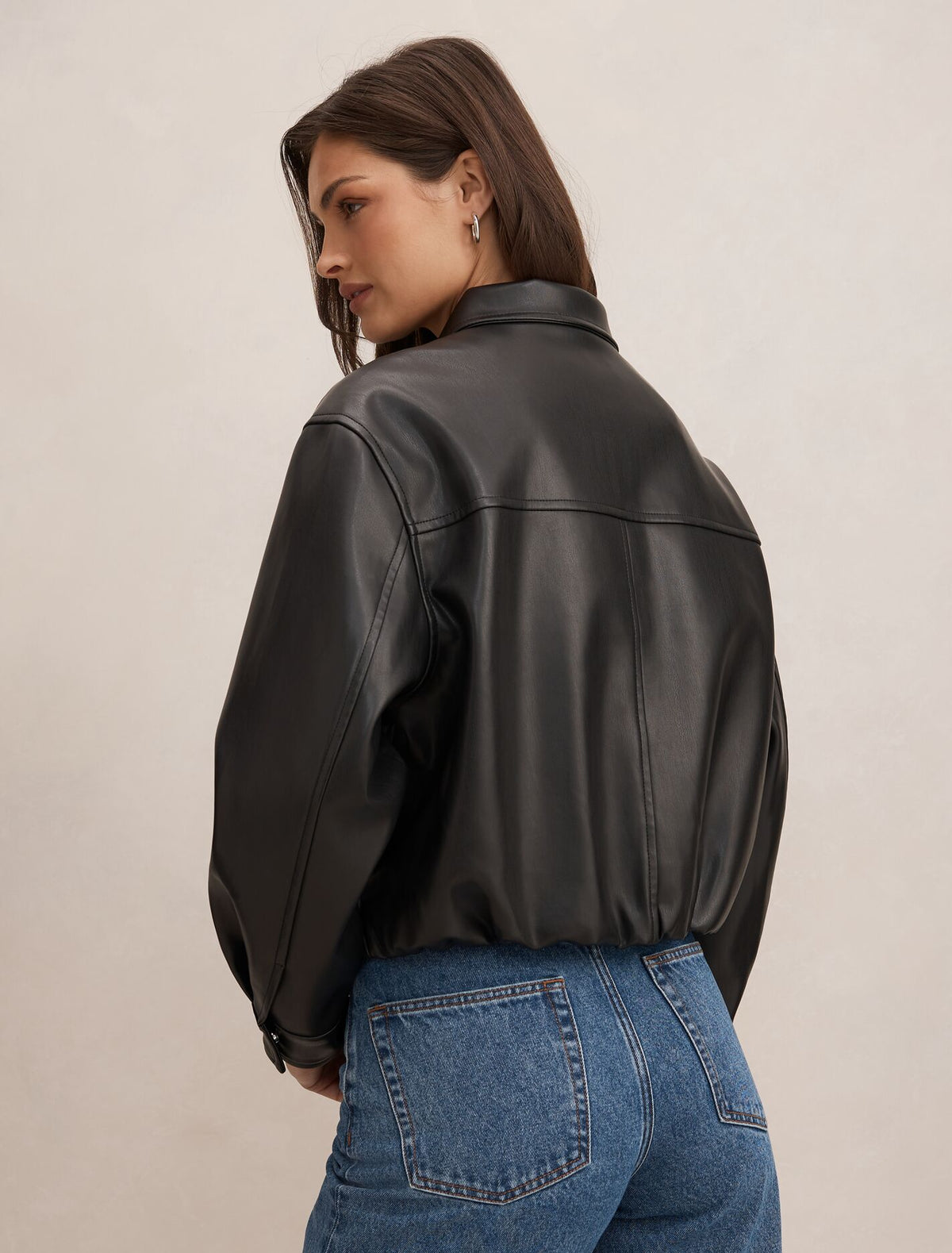 Julia Faux Leather Jacket