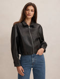 Julia Faux Leather Jacket