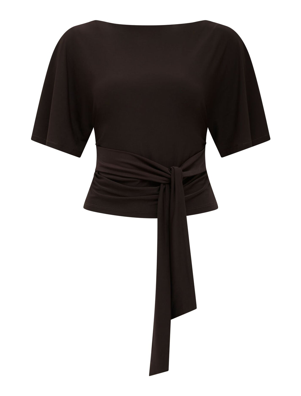 Paige Flutter Sleeve Tie Back Blouse
